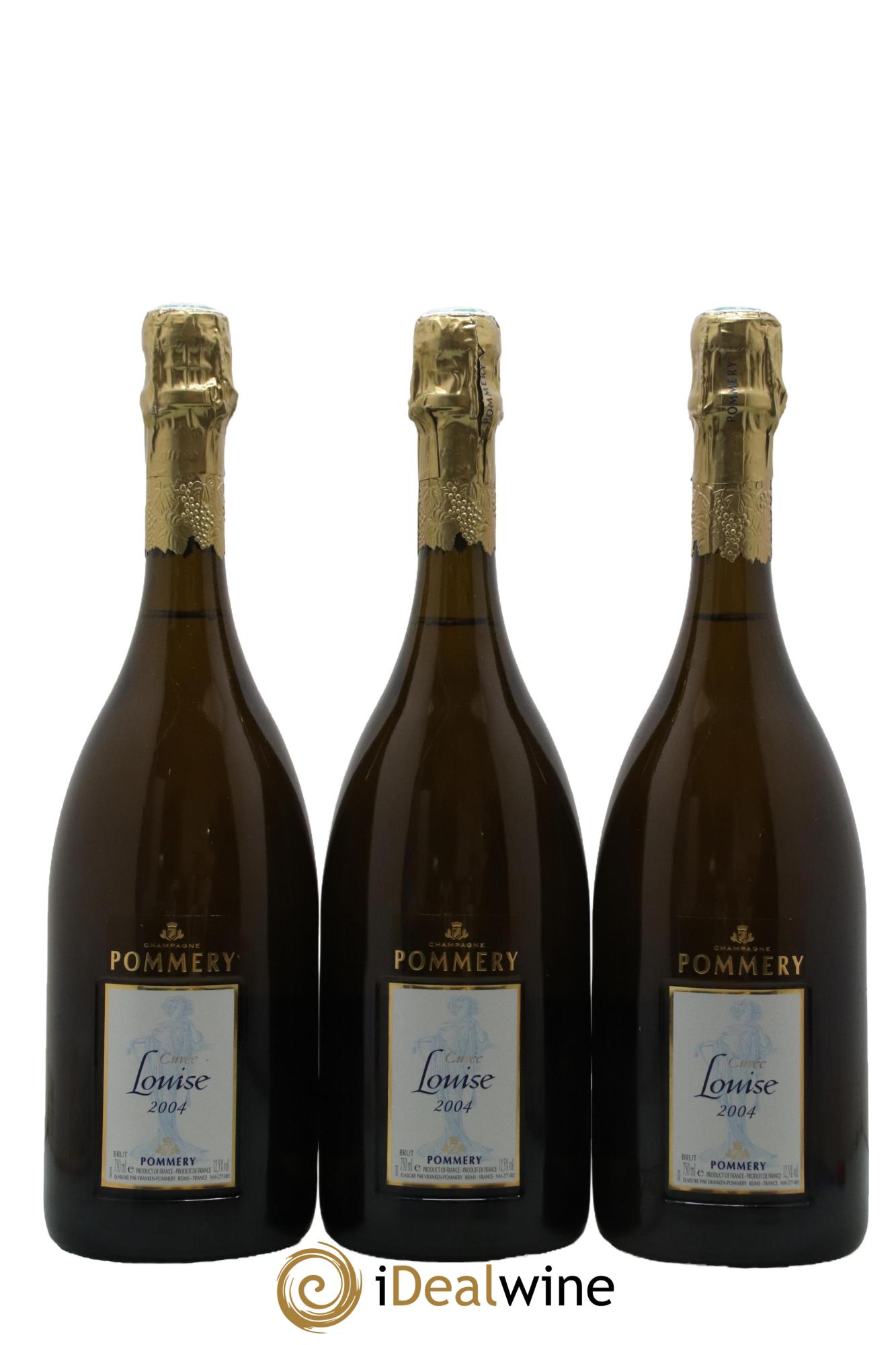 Cuvée Louise Pommery 2004 - Lotto di 3 bottiglie - 1