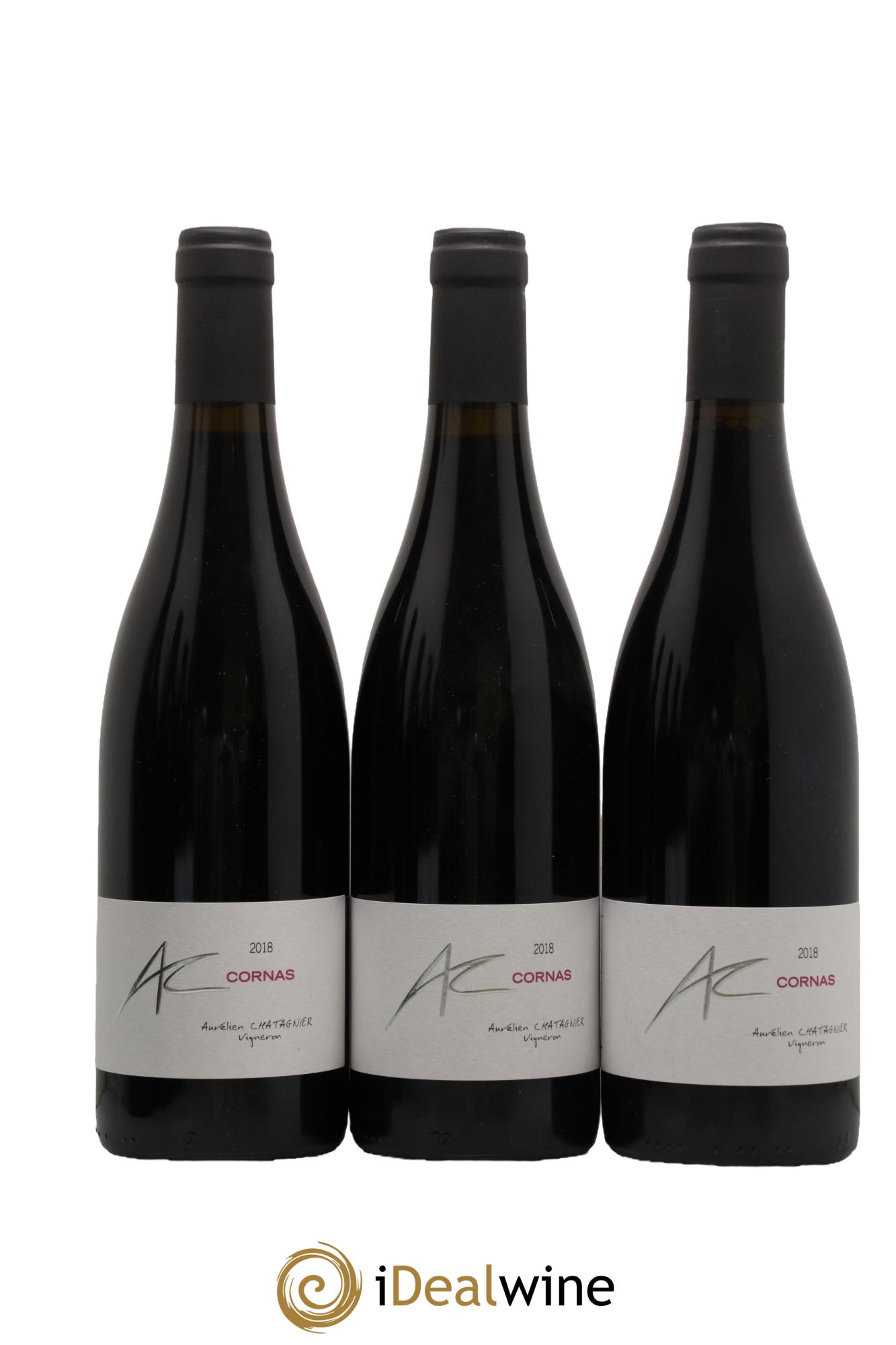 Cornas Aurelien Chatagnier 2018 - Lot de 3 bouteilles - 0