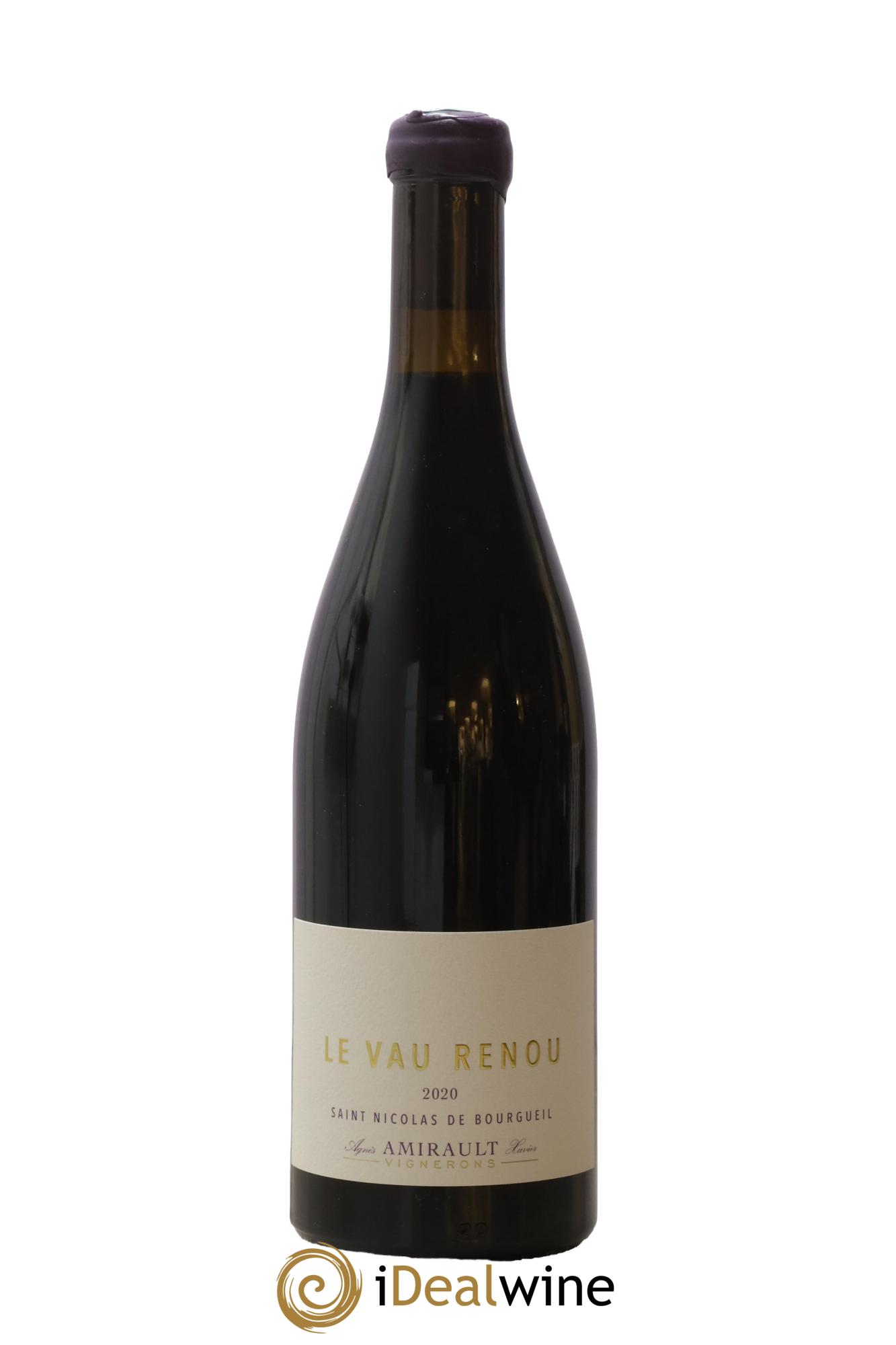 Saint-Nicolas de Bourgueil Le Vau Renou Agnès et Xavier Amirault 2020 - Lot de 1 bouteille - 0