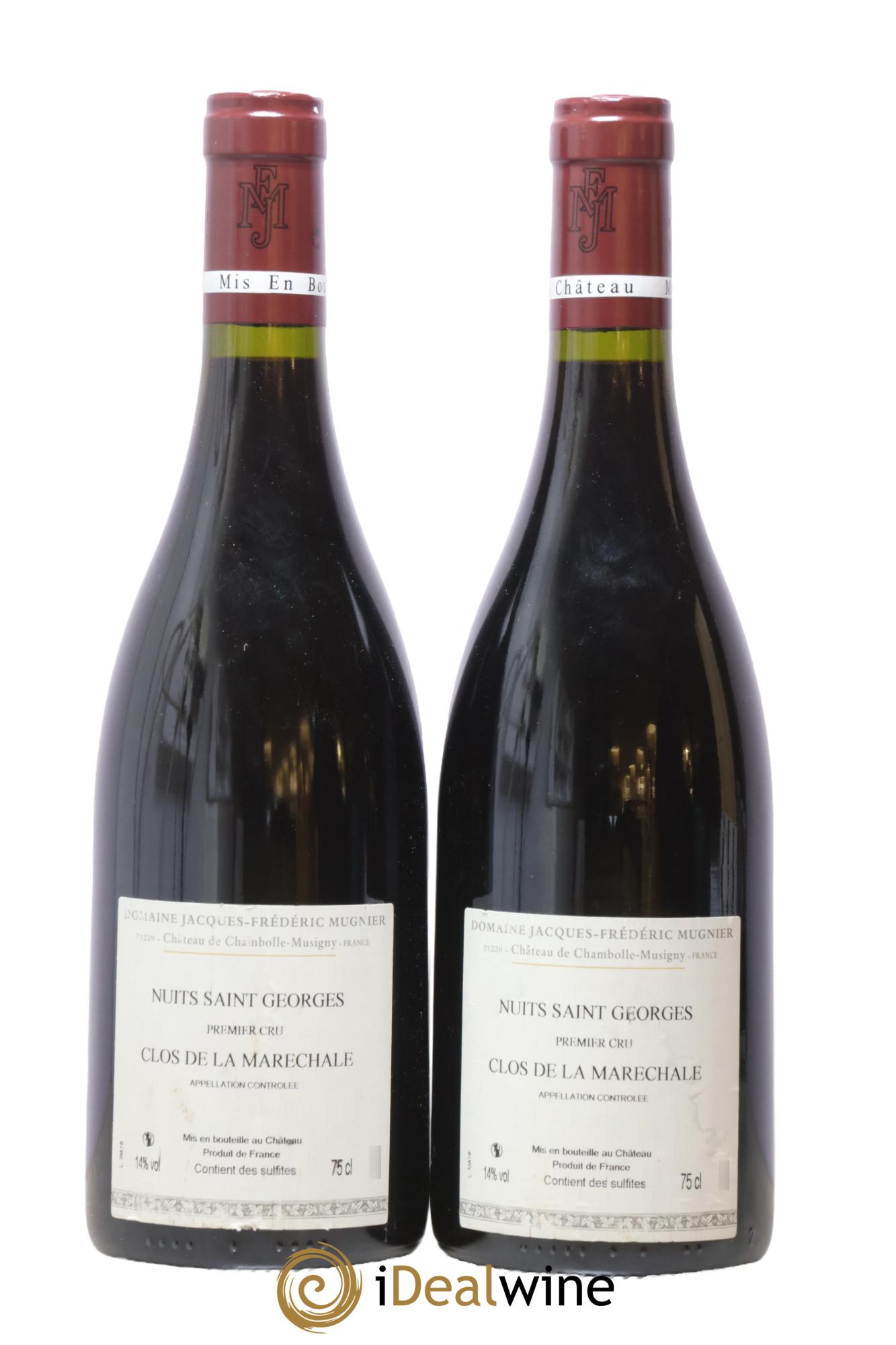 Nuits-Saint-Georges 1er Cru Clos de La Maréchale Jacques-Frédéric Mugnier 2016 - Lot de 2 bouteilles - 1
