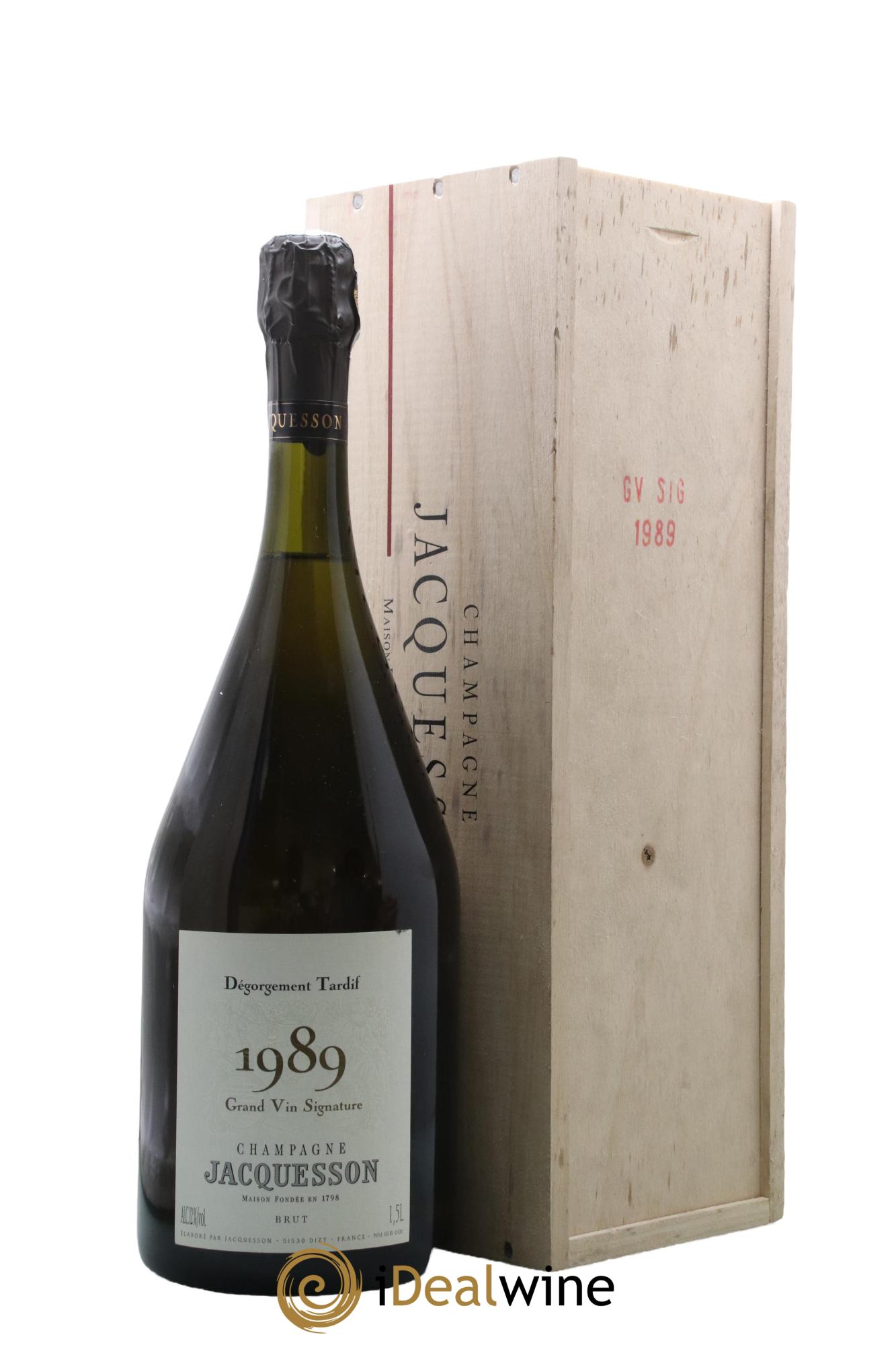 Champagne Grand Vin Signature Maison Jacquesson 1989 - Lot de 1 magnum - 0