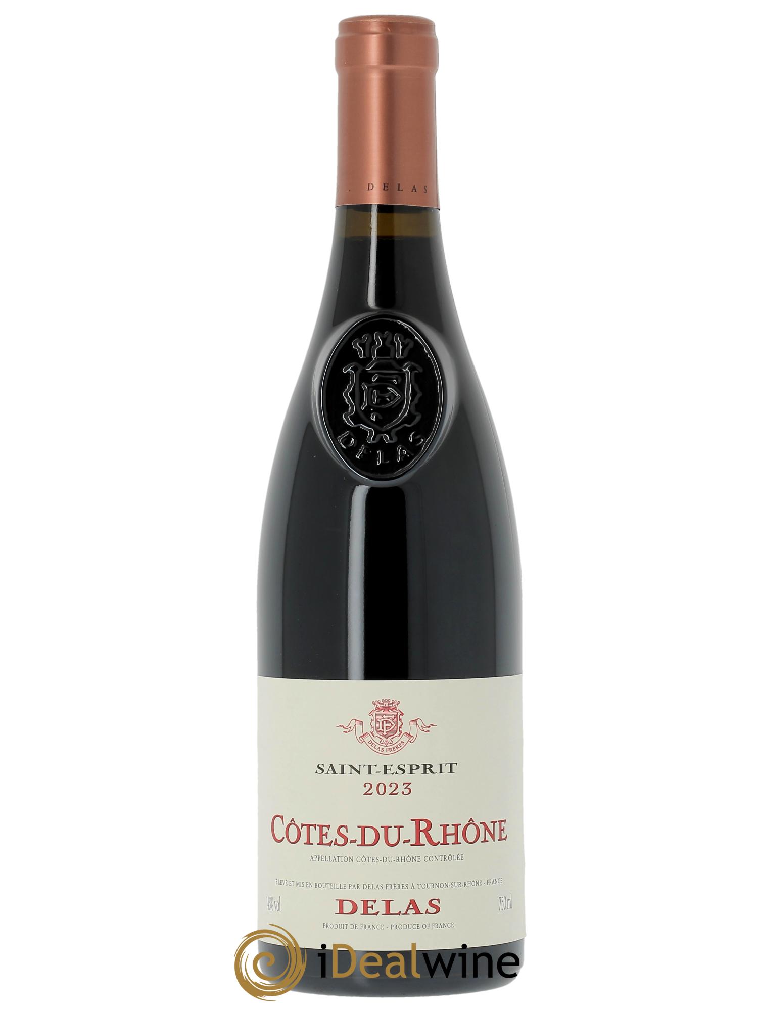 Côtes-du-Rhône Saint Esprit Delas Frères 2023 - Lot de 1 bouteille - 0