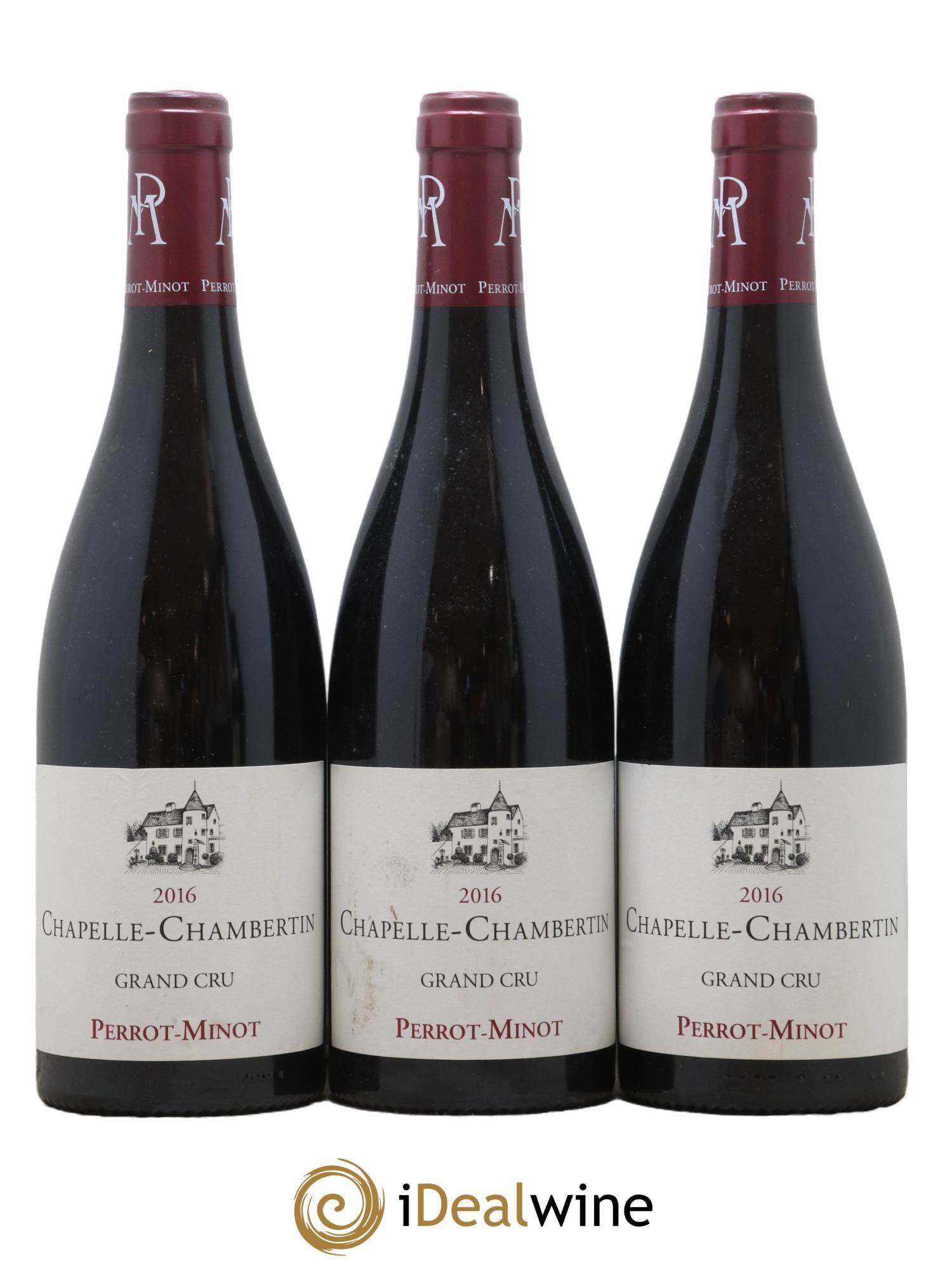 Chapelle-Chambertin Grand Cru Vieilles vignes Perrot-Minot 2016 - Lotto di 3 bottiglie - 0