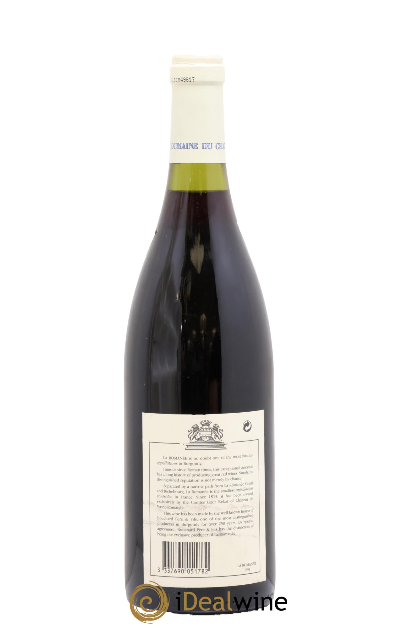 La Romanée Grand Cru Comte Liger-Belair (Domaine du) 1998 - Posten von 1 Flasche - 1