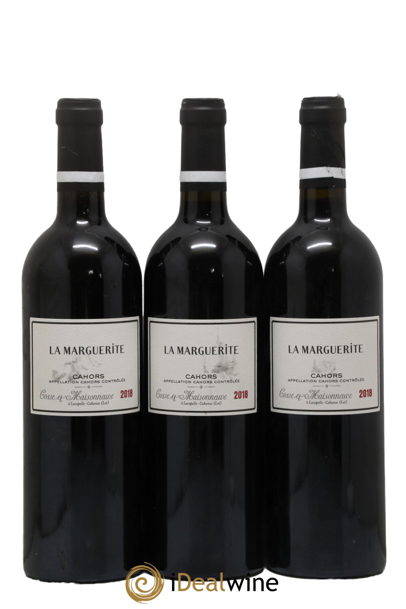 Cahors La Marguerite Cosse-Maisonneuve (Domaine) 2018 - Posten von 3 Flaschen - 0