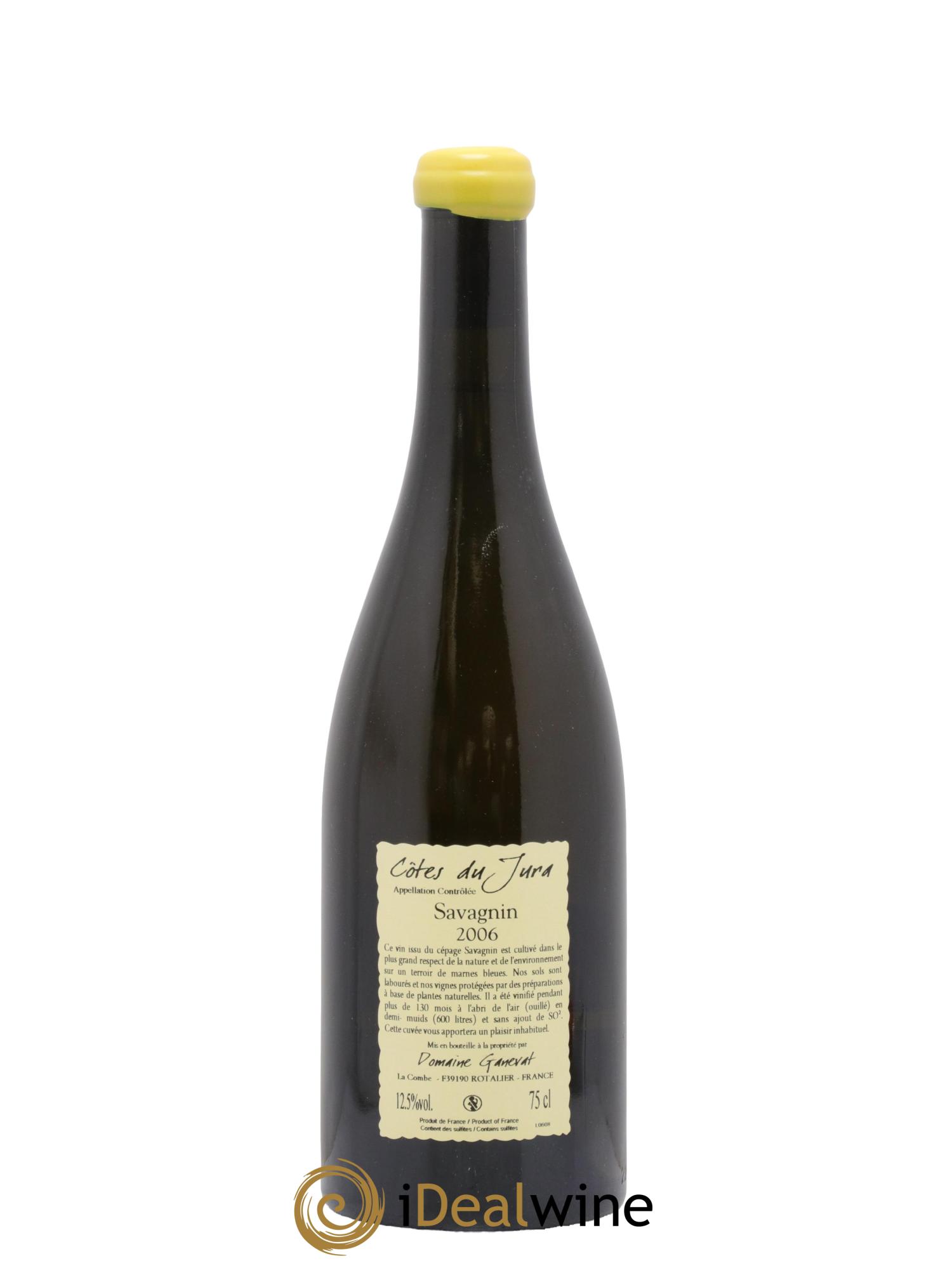 Côtes du Jura Les Vignes de mon Père Jean-François Ganevat (Domaine) 2006 - Lot de 1 bouteille - 1