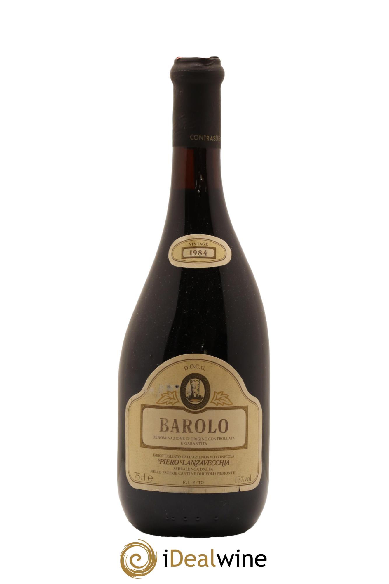 Barolo Lanzavecchia 1984 - Lot de 1 bouteille - 0