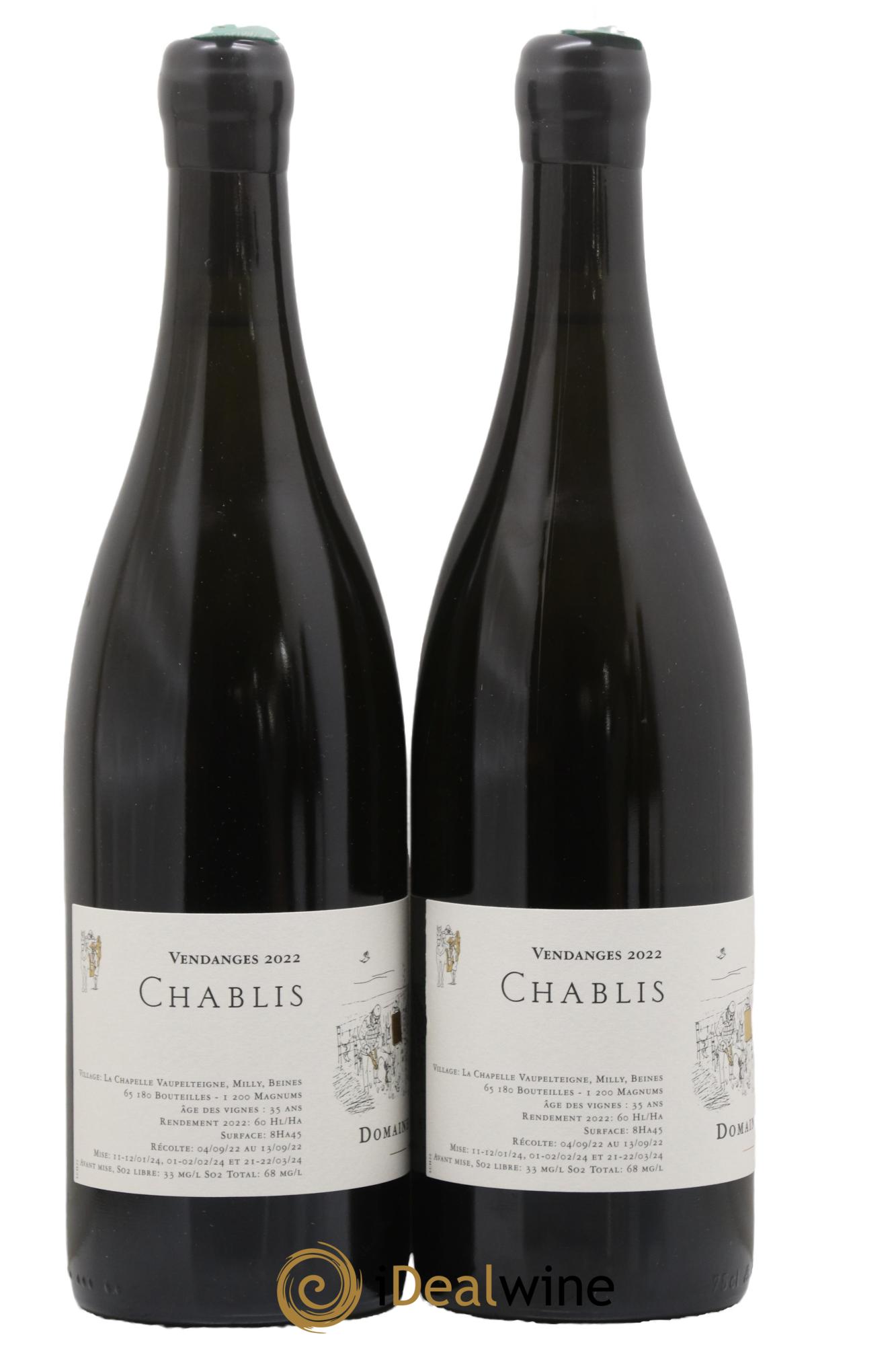 Chablis Jean Dauvissat (Domaine) 2022 - Posten von 2 Flaschen - 1