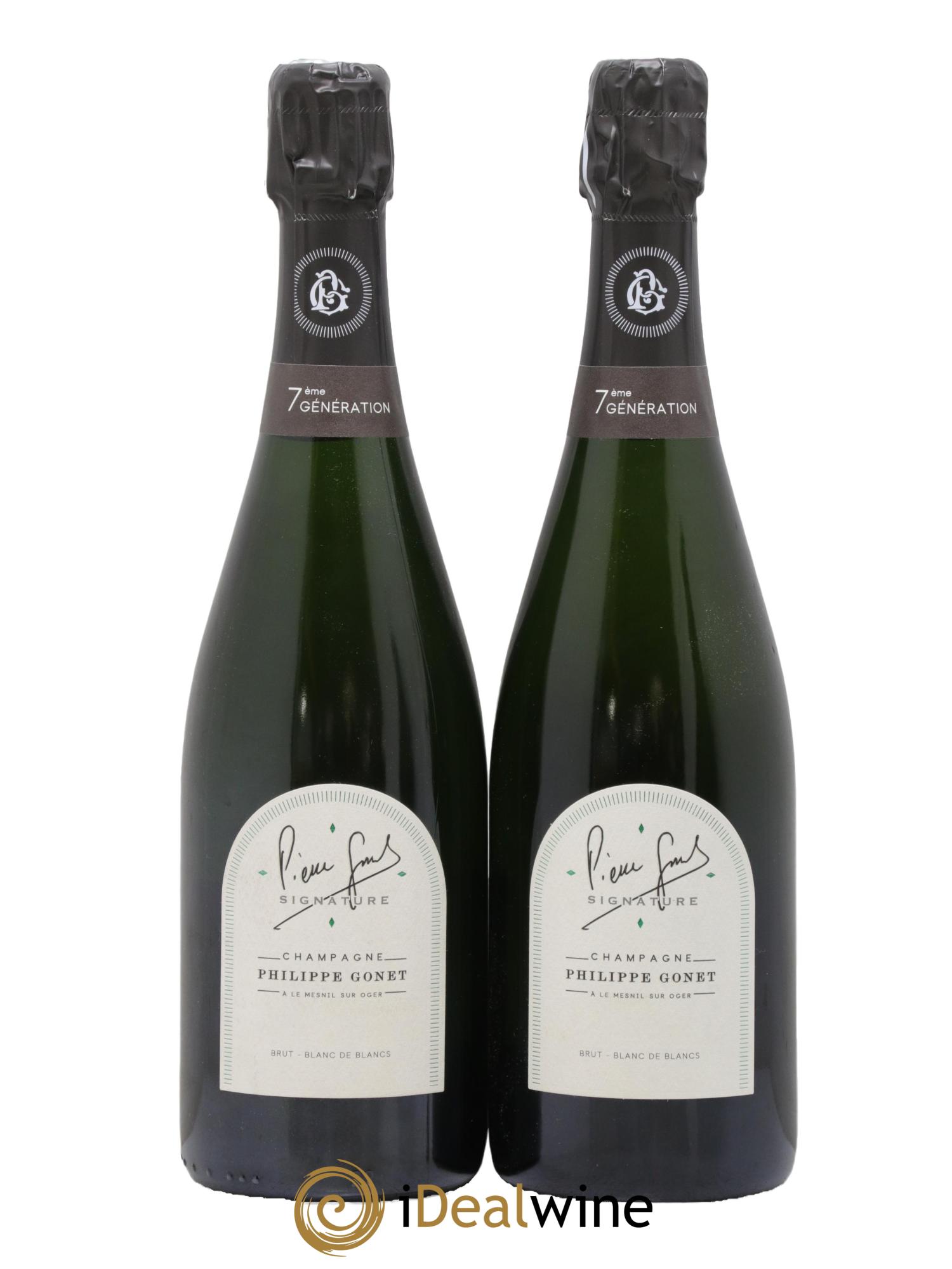 Signature Blanc de Blancs Brut Philippe Gonet - Lot de 2 bouteilles - 0