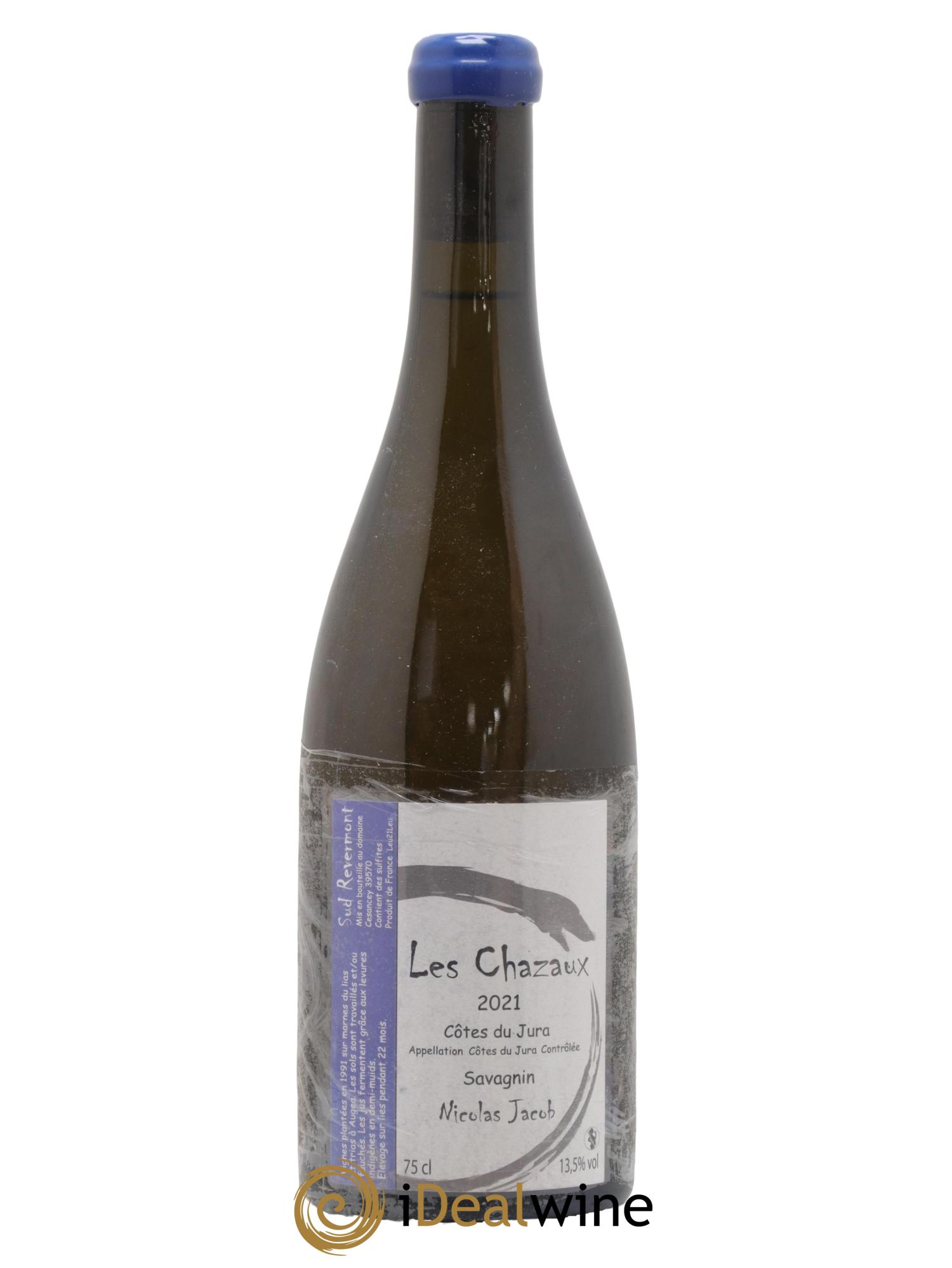 Côtes du Jura Savagnin Les Chazaux Nicolas Jacob 2021 - Lot de 1 bouteille - 0