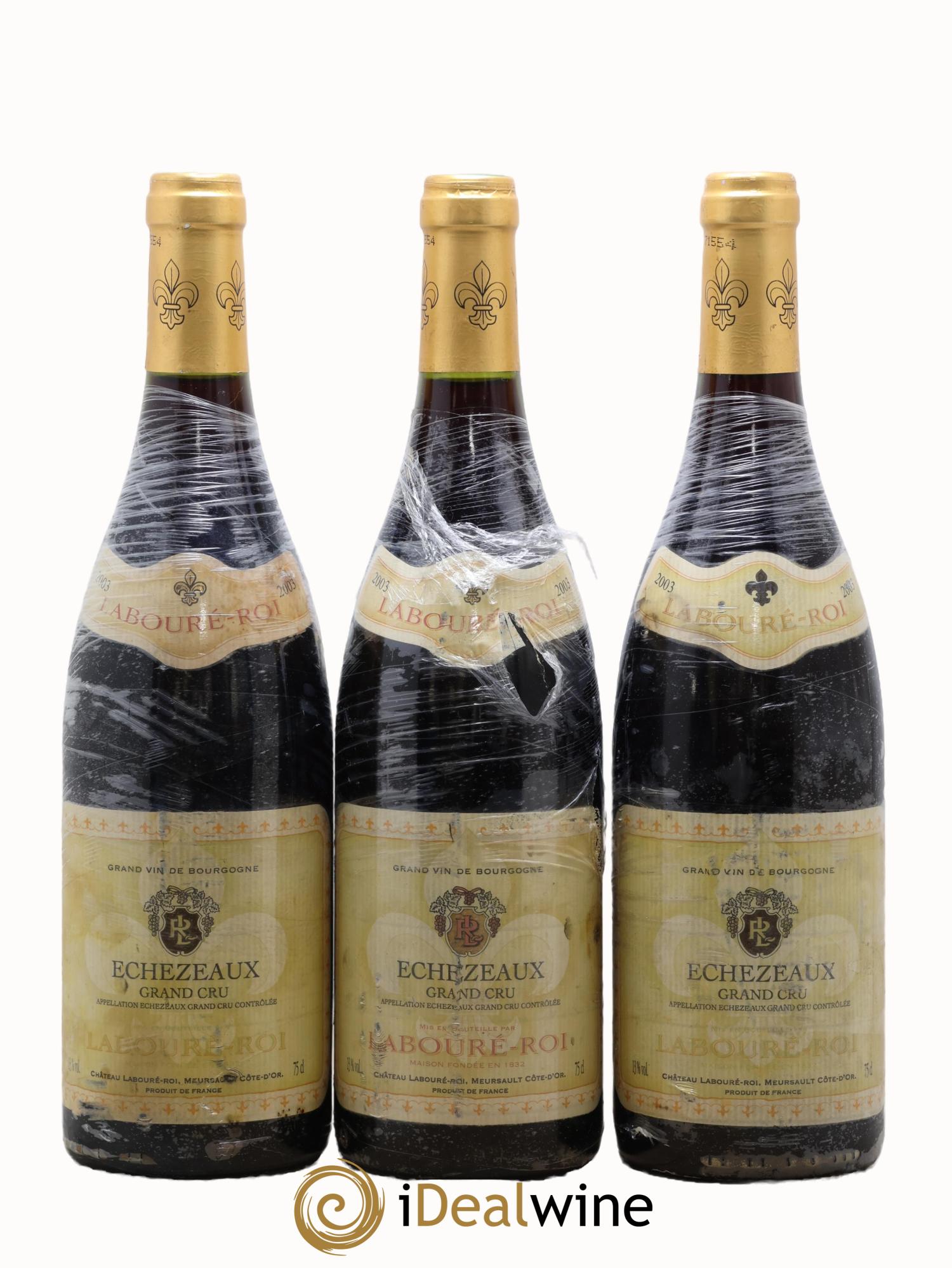 Echezeaux Grand Cru Labouré Roi 2003 - Lot de 3 bouteilles - 0