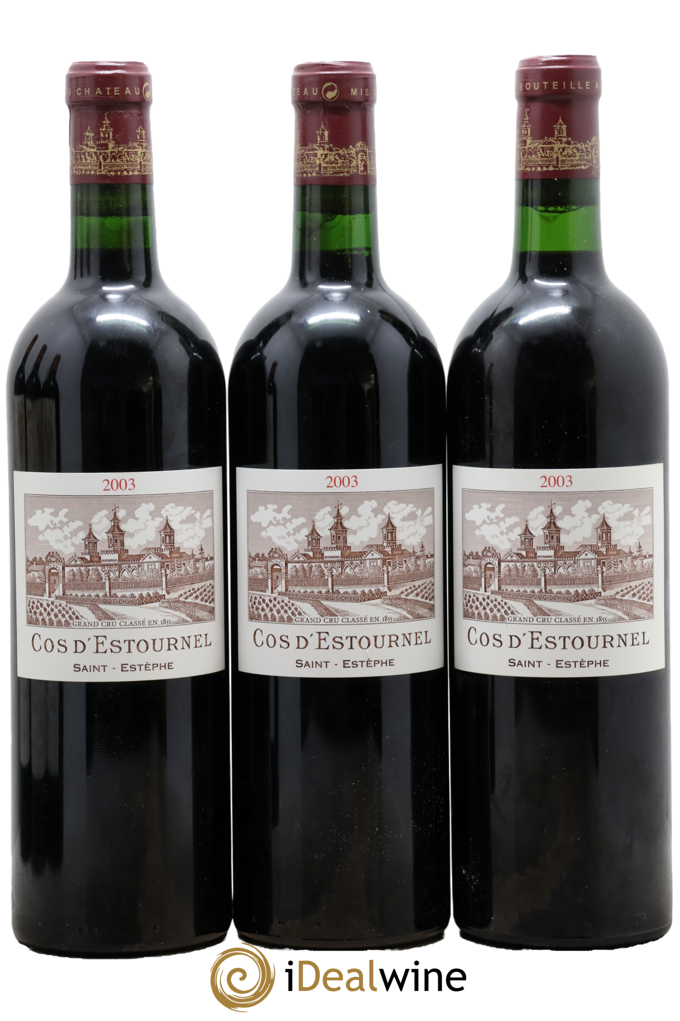 Cos d'Estournel 2ème Grand Cru Classé 2003 - Lotto di 3 bottiglie - 0