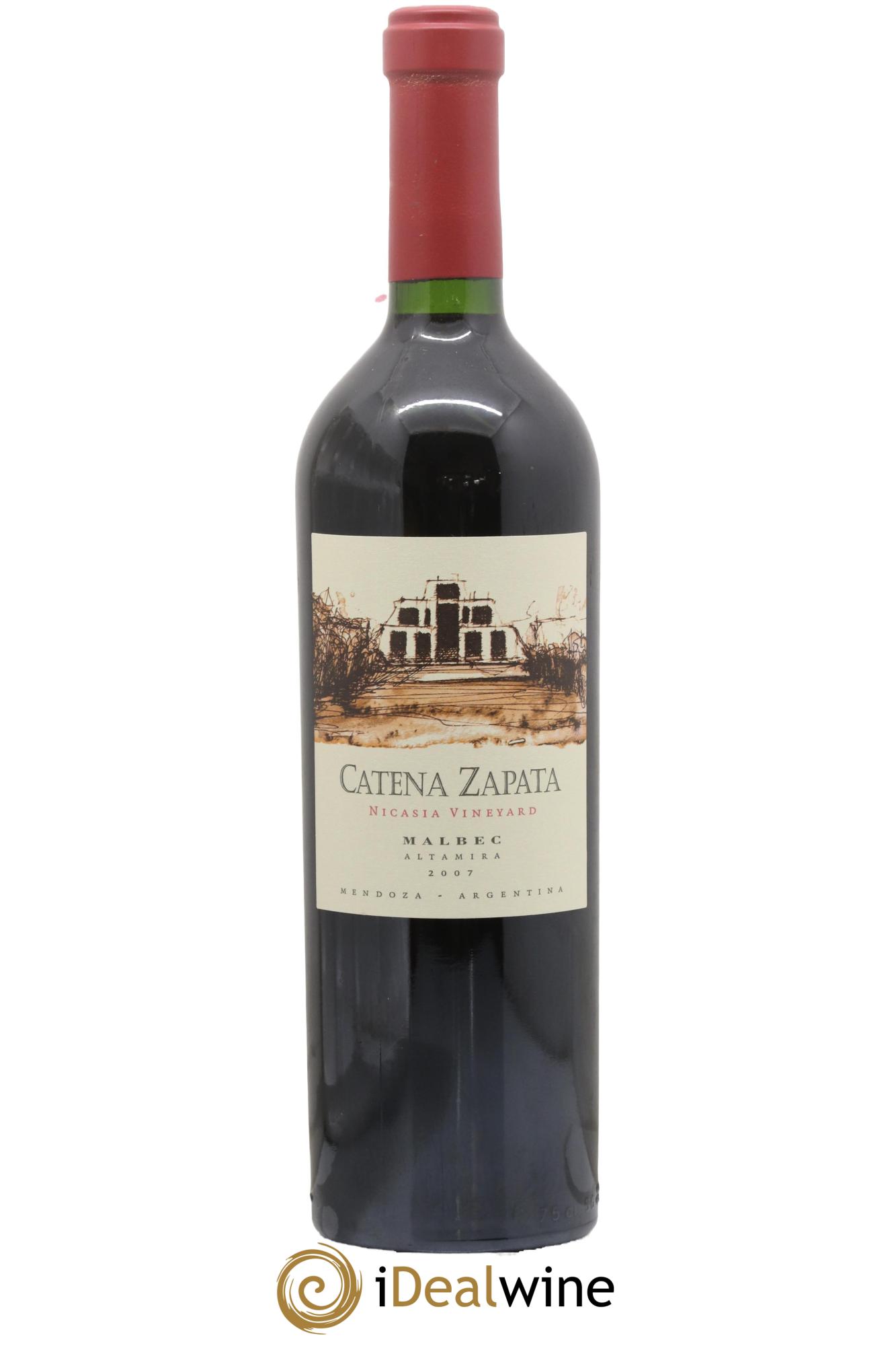 Mendoza Malbec Nicasia Vineyard Catena Zapata 2007 - Lot de 1 bouteille - 0