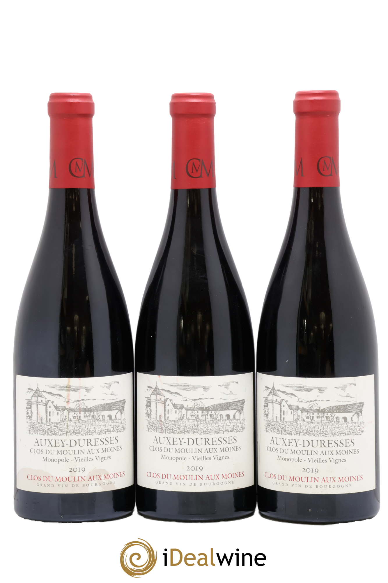 Auxey-Duresses Moulin aux Moines Vieilles Vignes Monopole Clos du Moulin aux Moines 2019 - Posten von 3 Flaschen - 0