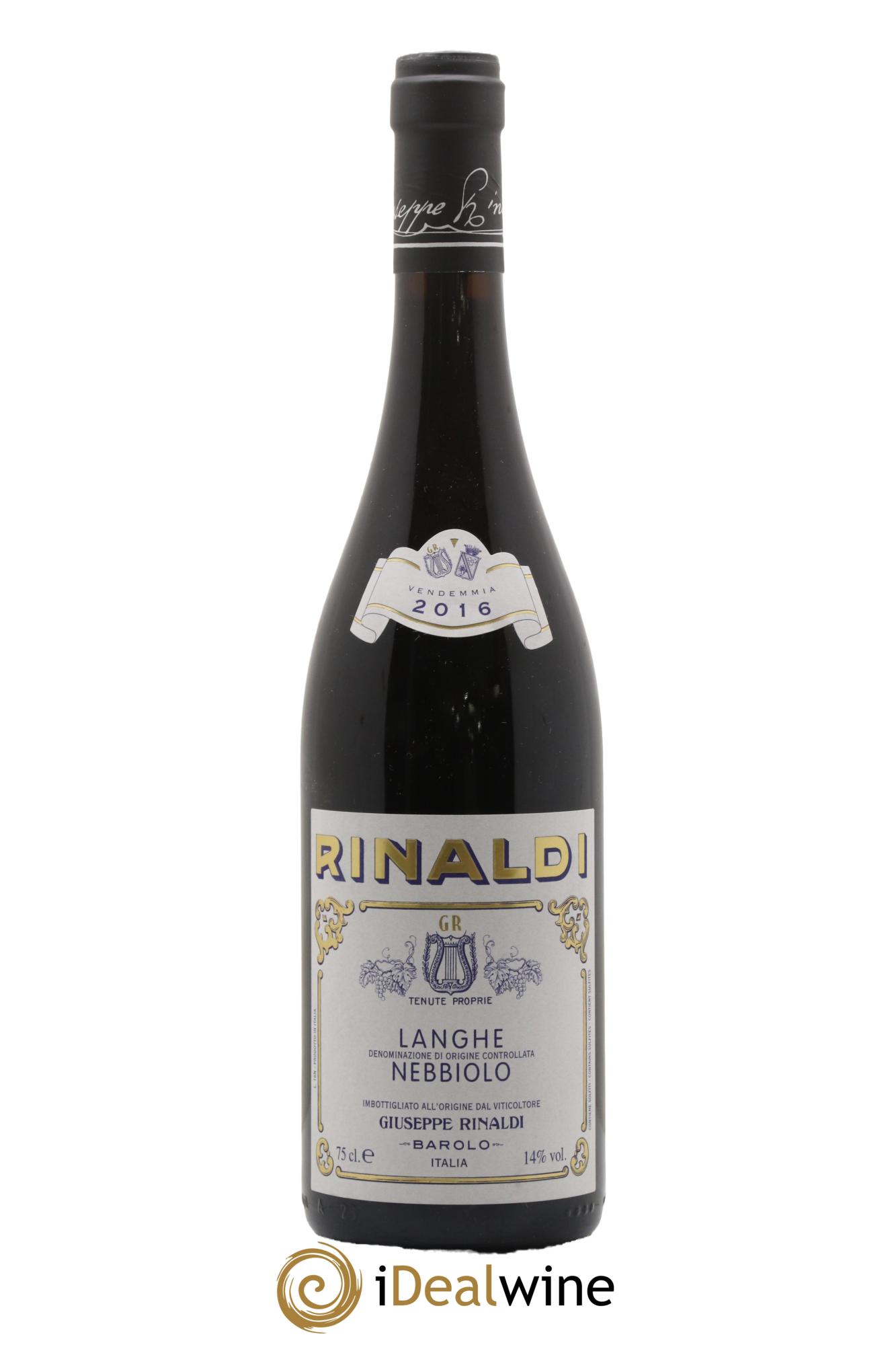 Langhe DOC Nebbiolo Giuseppe Rinaldi 2016 - Lot of 1 bottle - 0