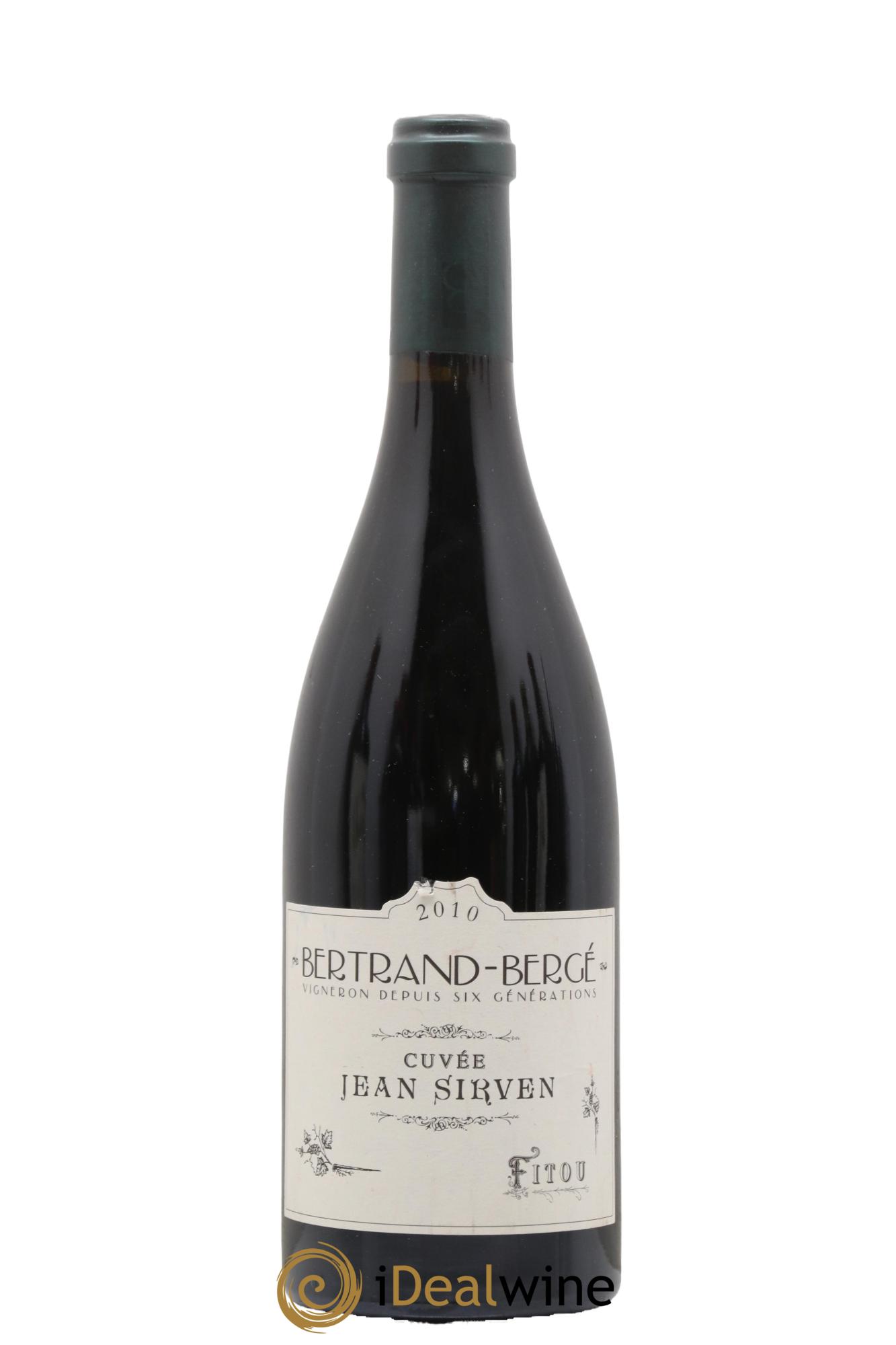 Fitou Jean Sirven Bertrand Bergé 2010 - Lotto di 1 bottiglia - 0