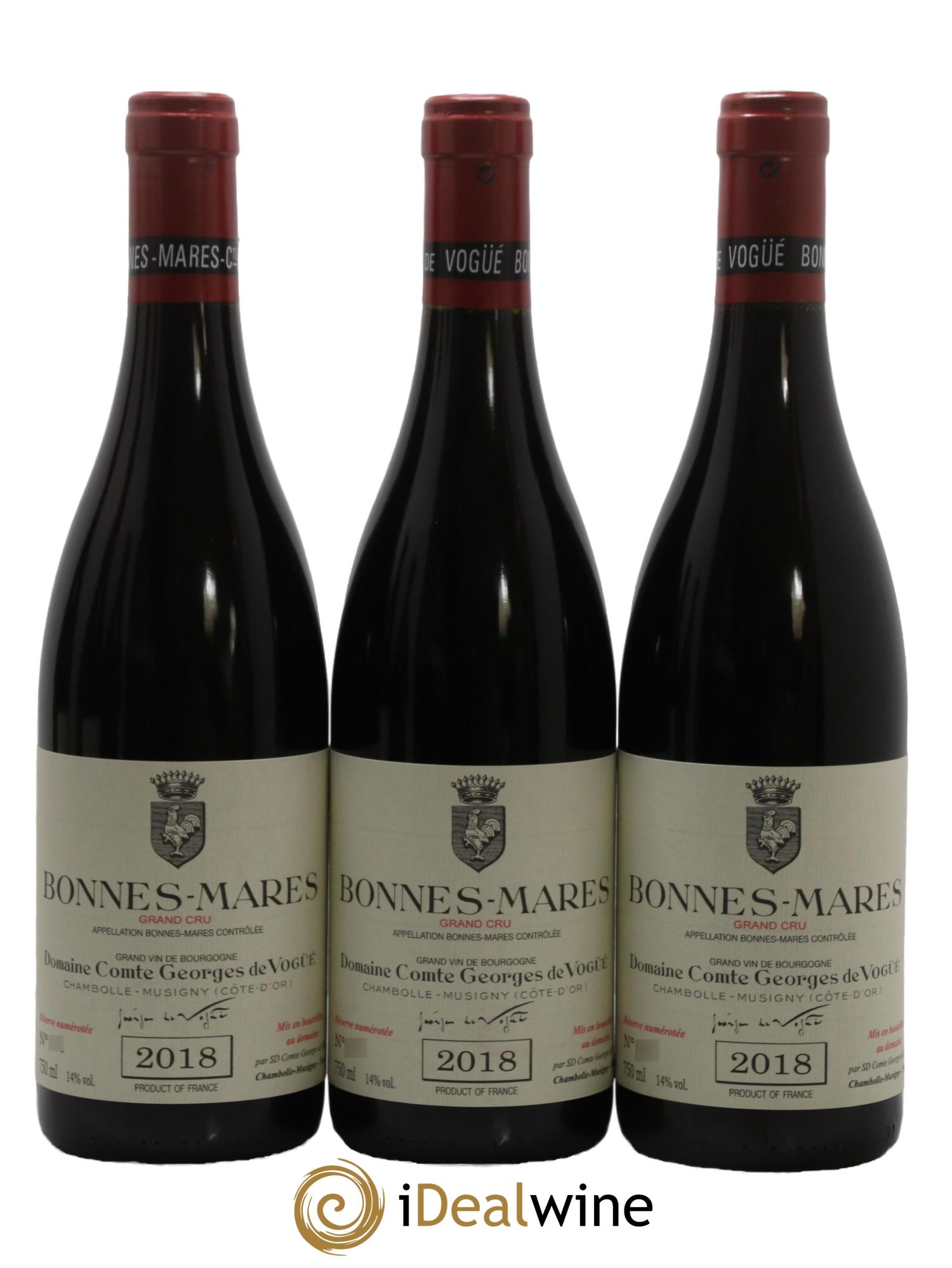 Bonnes-Mares Grand Cru Comte Georges de Vogüé 2018 - Lotto di 6 bottiglie - 3