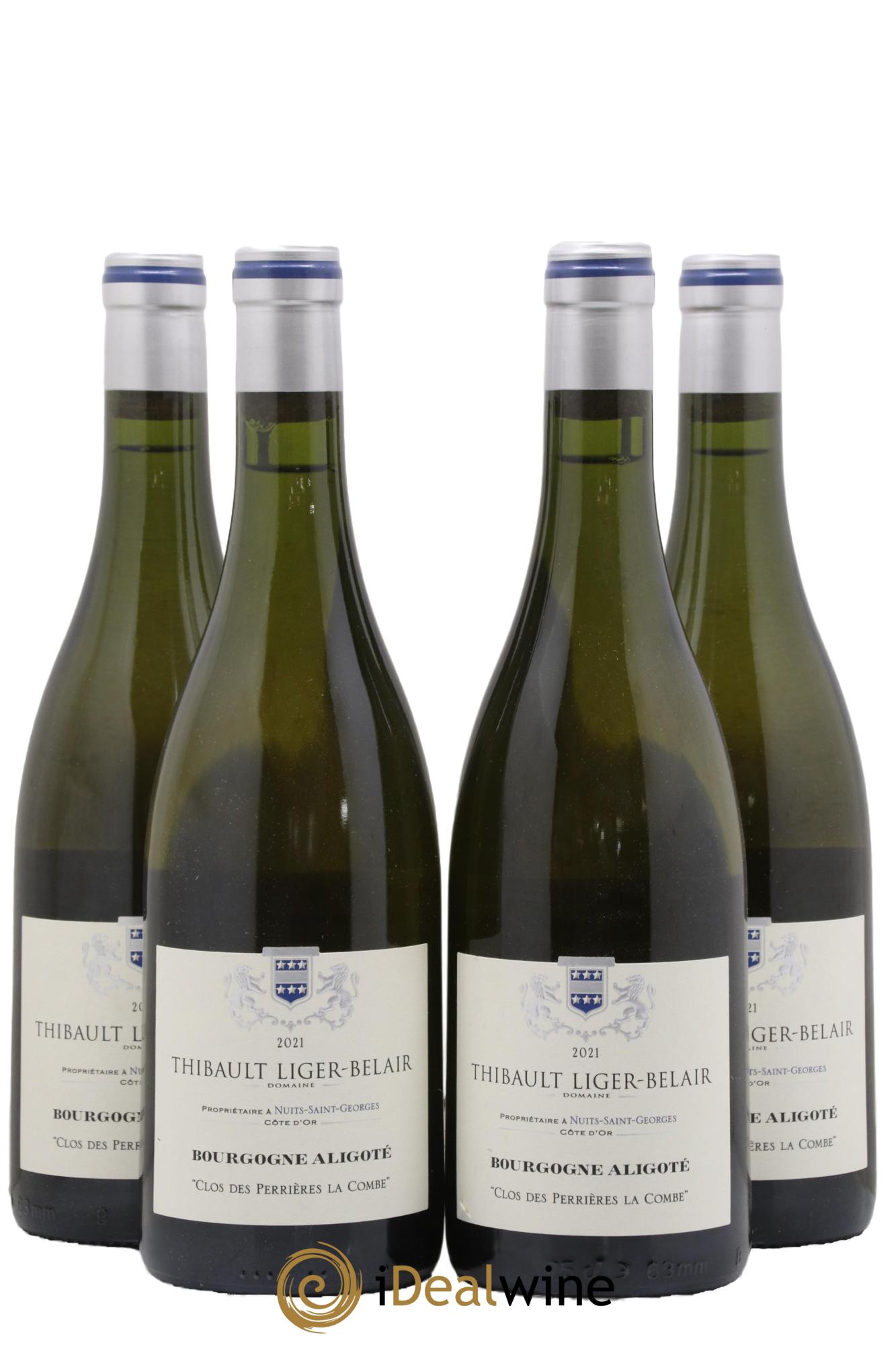 Bourgogne Aligoté Clos des Perrières la Combe Thibault Liger-Belair 2021 - Lot de 4 bouteilles - 0