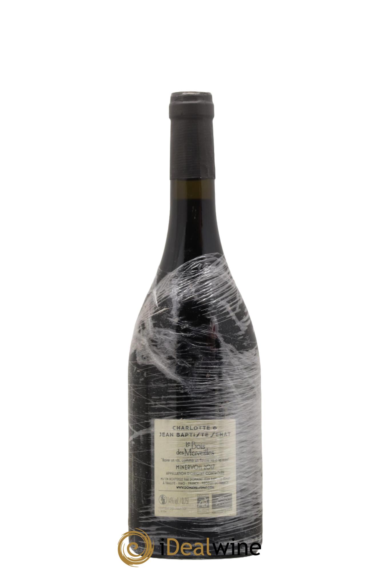 Minervois Le Bois des Merveilles Jean-Baptiste Sénat 2017 - Lot de 1 bouteille - 1