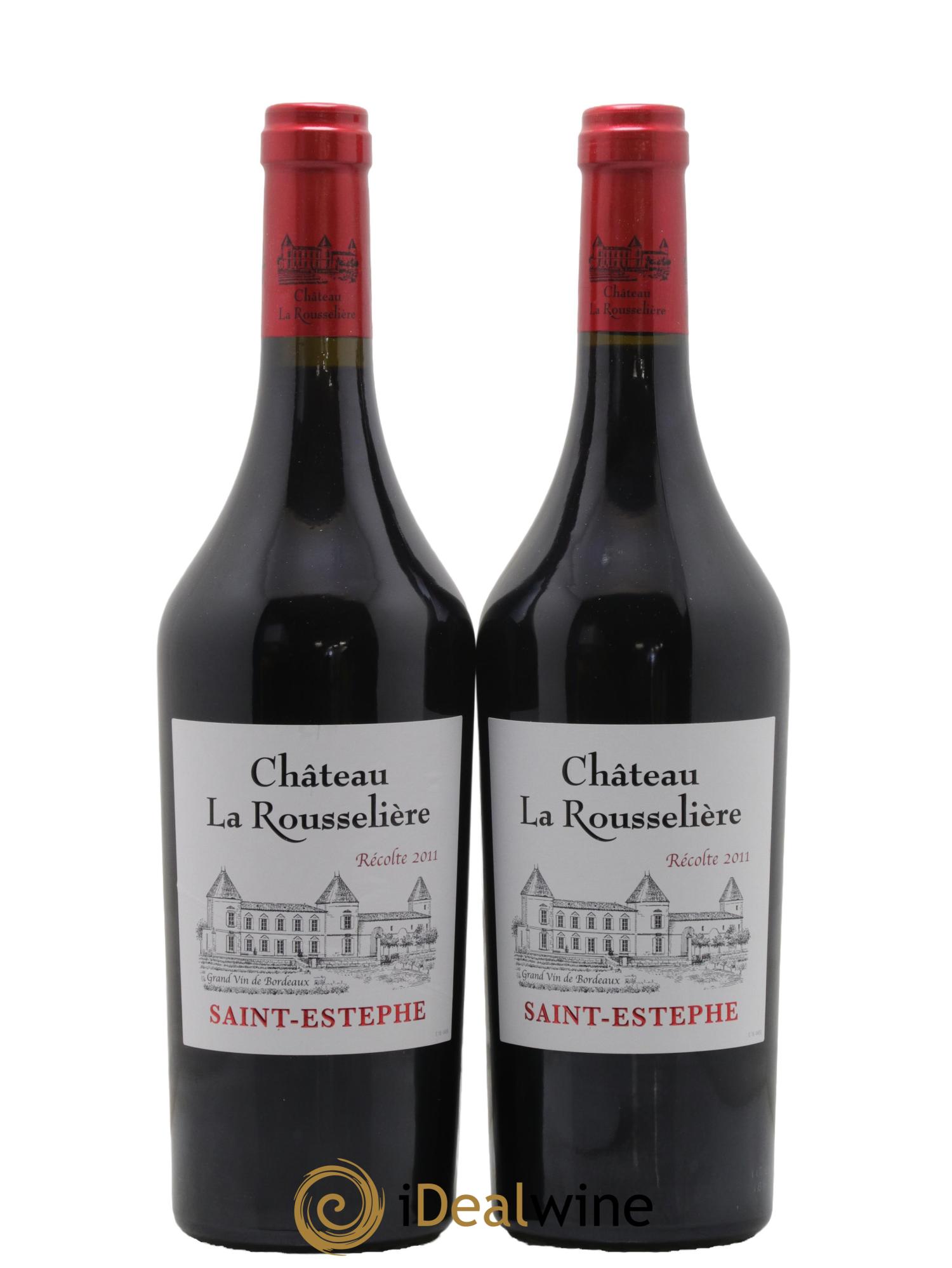 Château Saint-Estèphe Chateau La Rousseliere 2011 - Lot de 2 bouteilles - 0