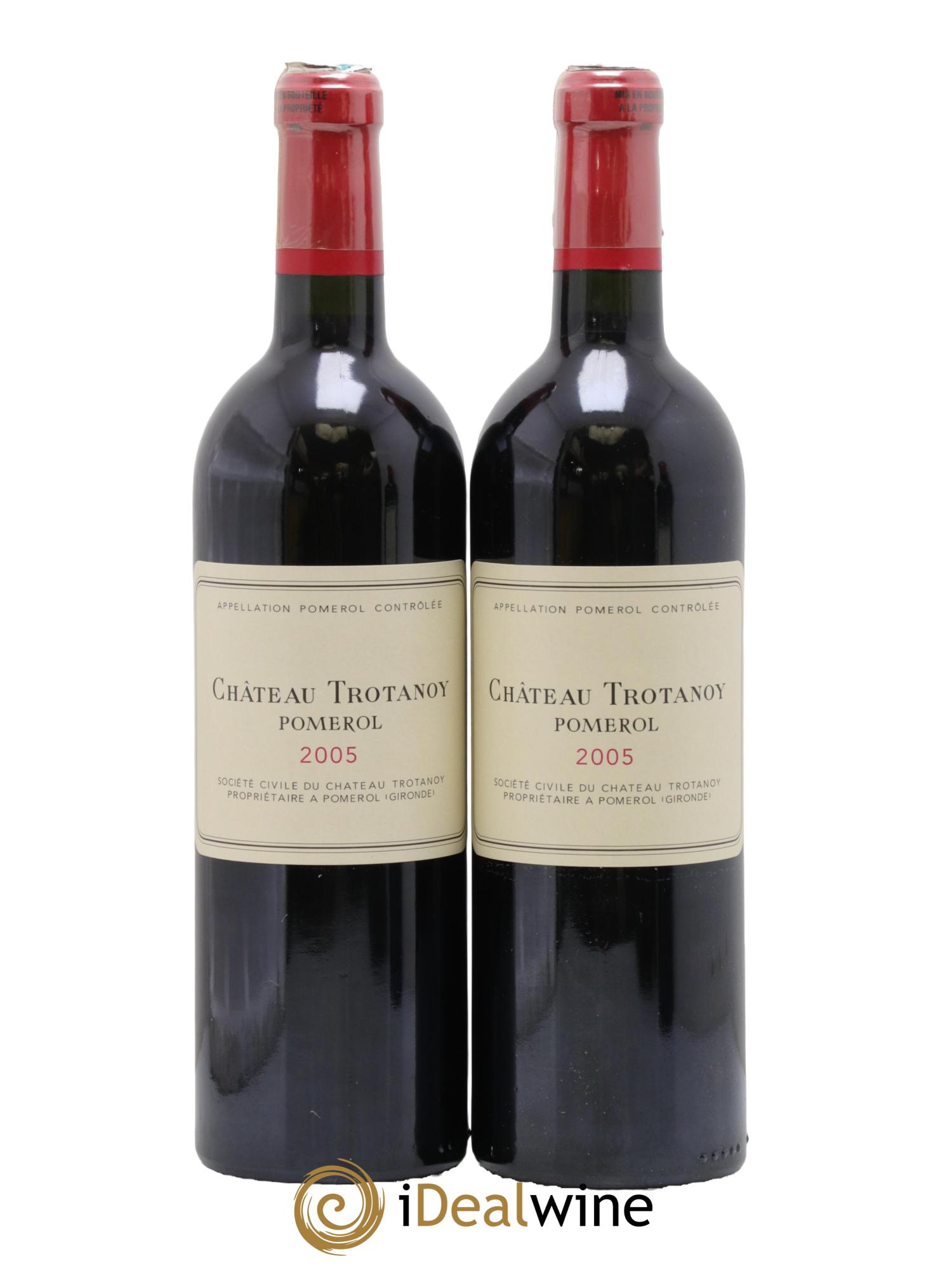 Château Trotanoy 2005 - Lotto di 2 bottiglie - 0