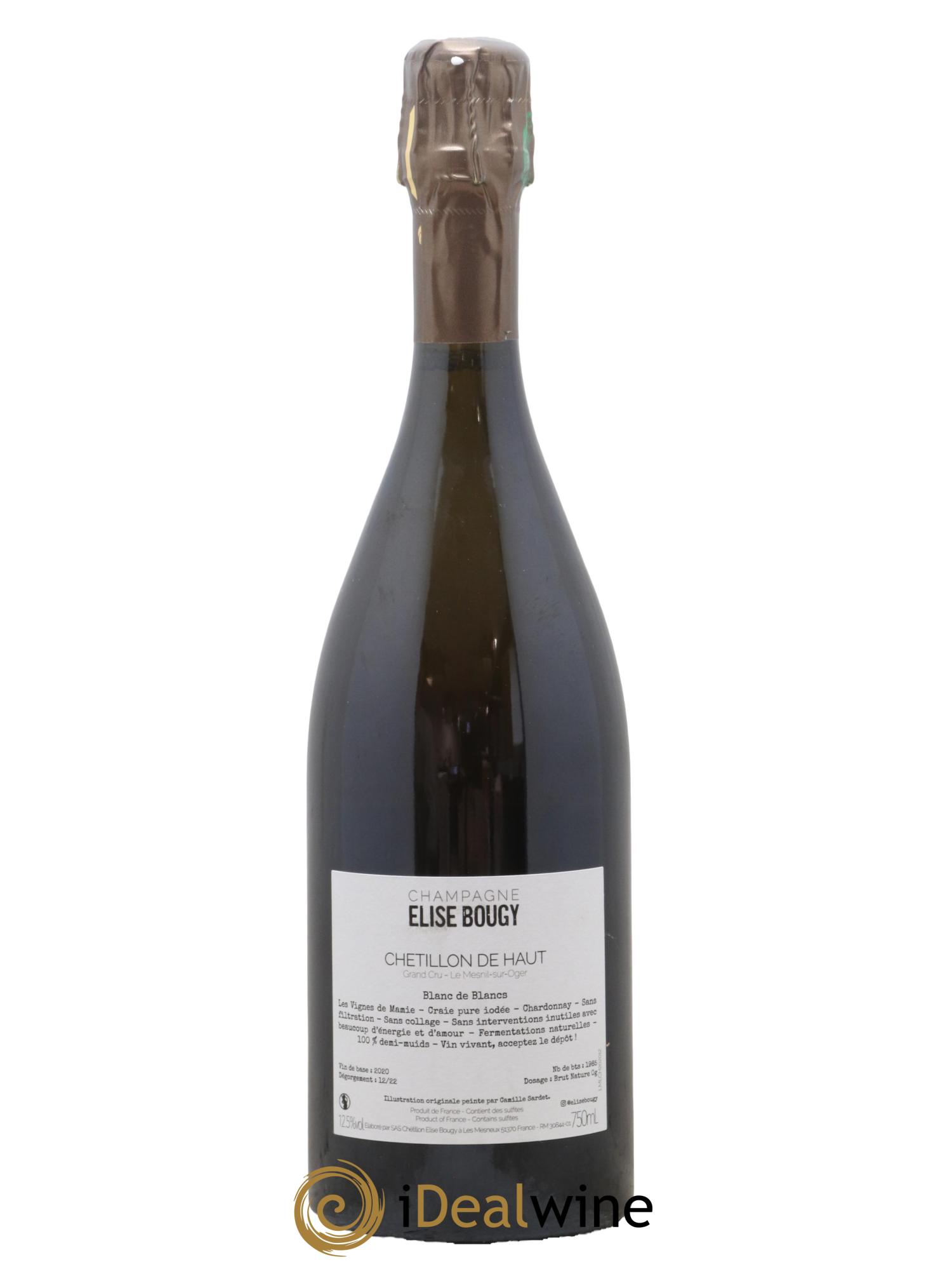 Chétillon de Haut Le Mesnil sur Oger Elise Bougy - Lot de 1 bouteille - 1