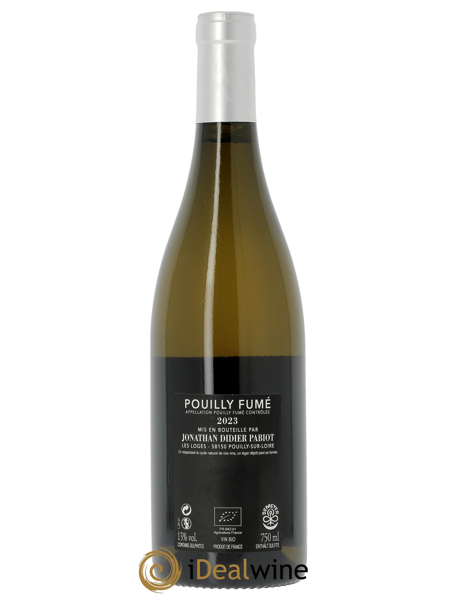 Pouilly-Fumé Aubaine Jonathan Didier Pabiot 2023 - Lotto di 1 bottiglia - 1