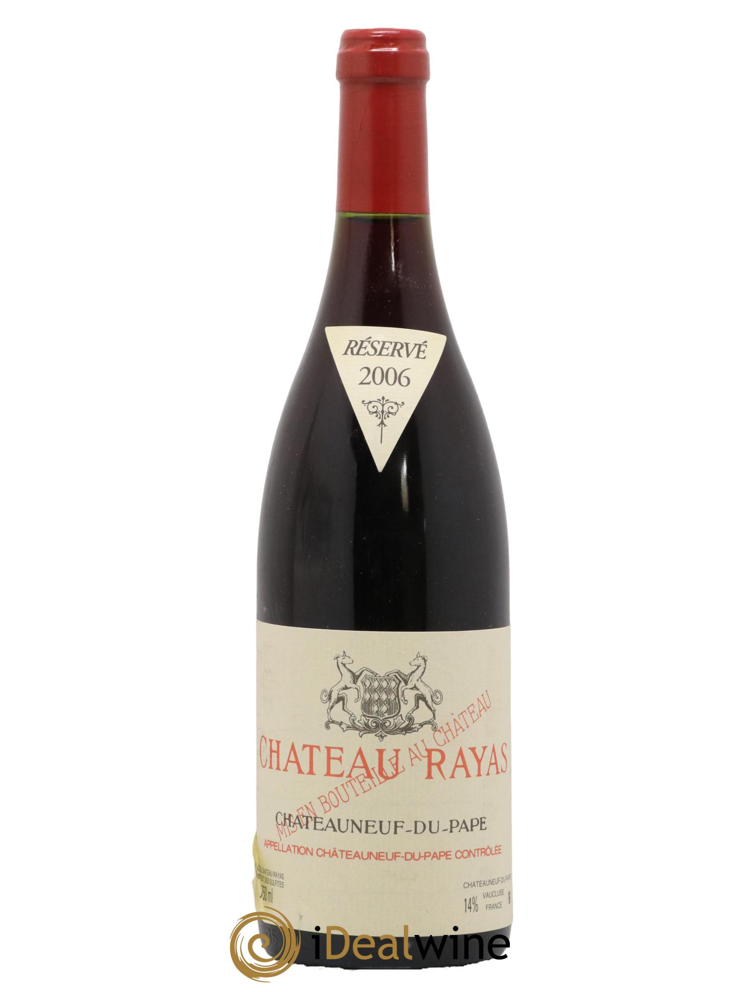 Châteauneuf-du-Pape Château Rayas Emmanuel Reynaud 2006 - Lot de 1 bouteille - 0