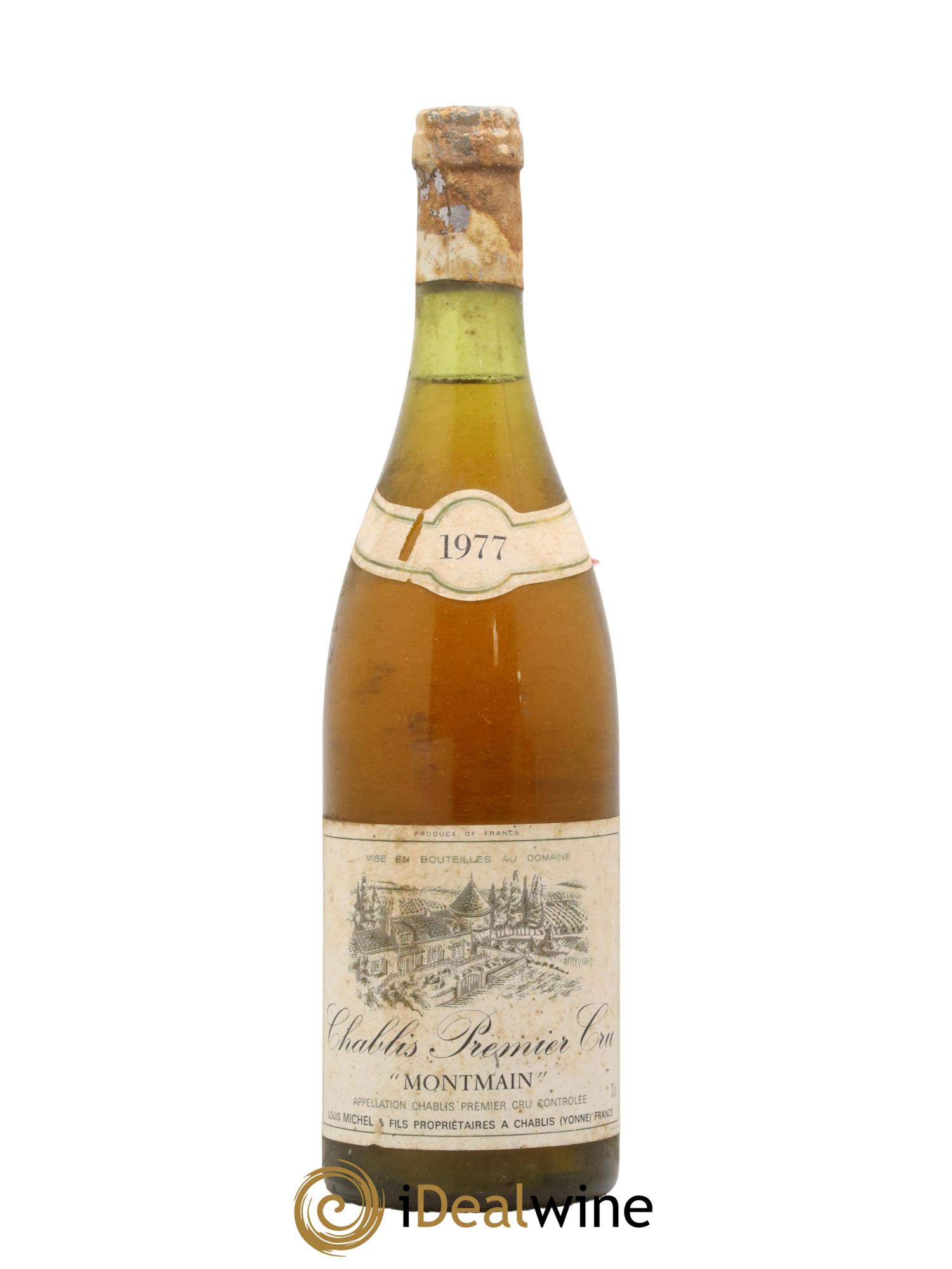 Chablis 1er Cru Montmains Louis Michel 1977 - Lot de 1 bouteille - 0
