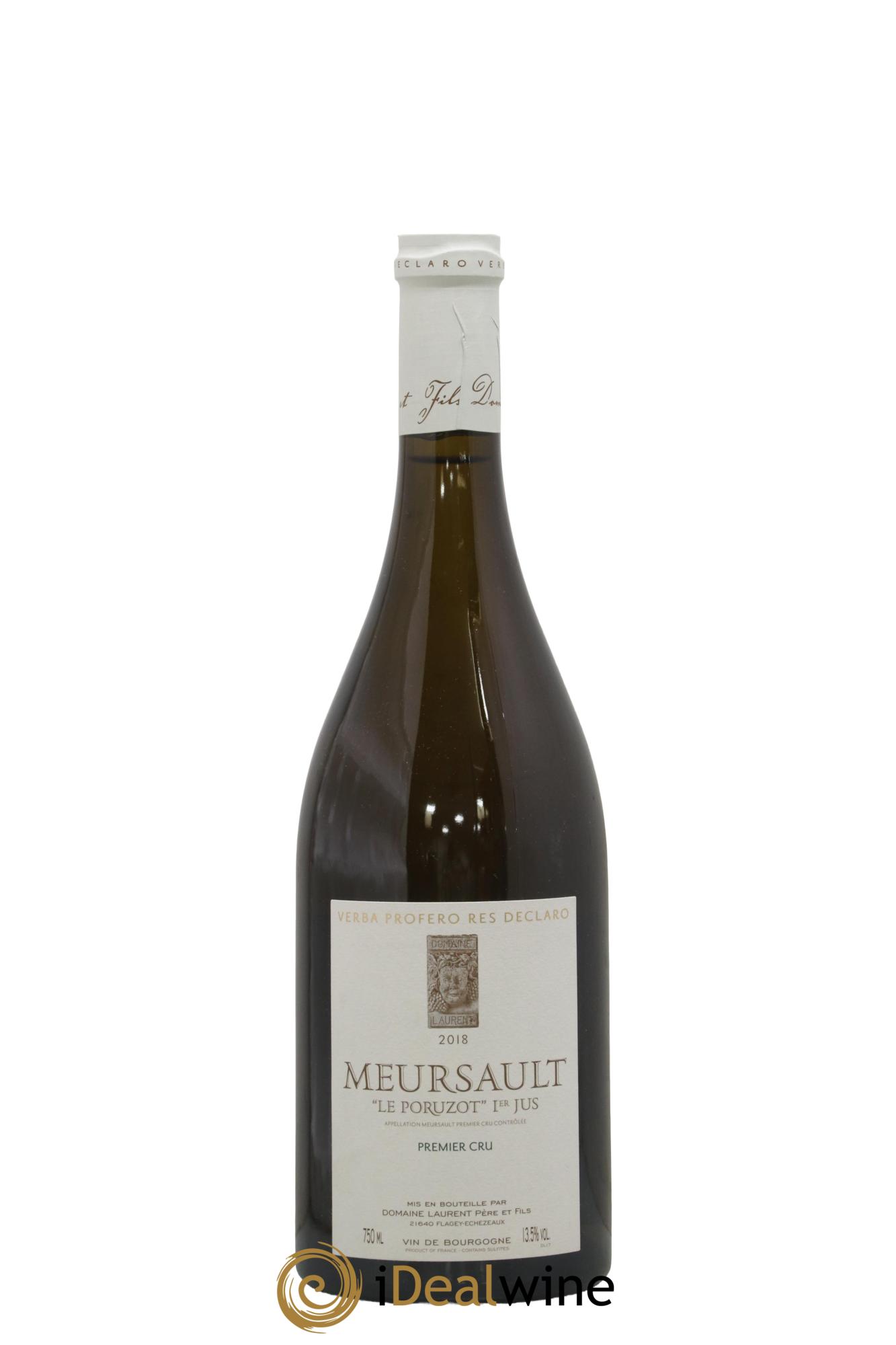 Meursault 1er Cru Le Poruzot Laurent Père et Fils (Domaine) 2018 - Lot de 1 bouteille - 0