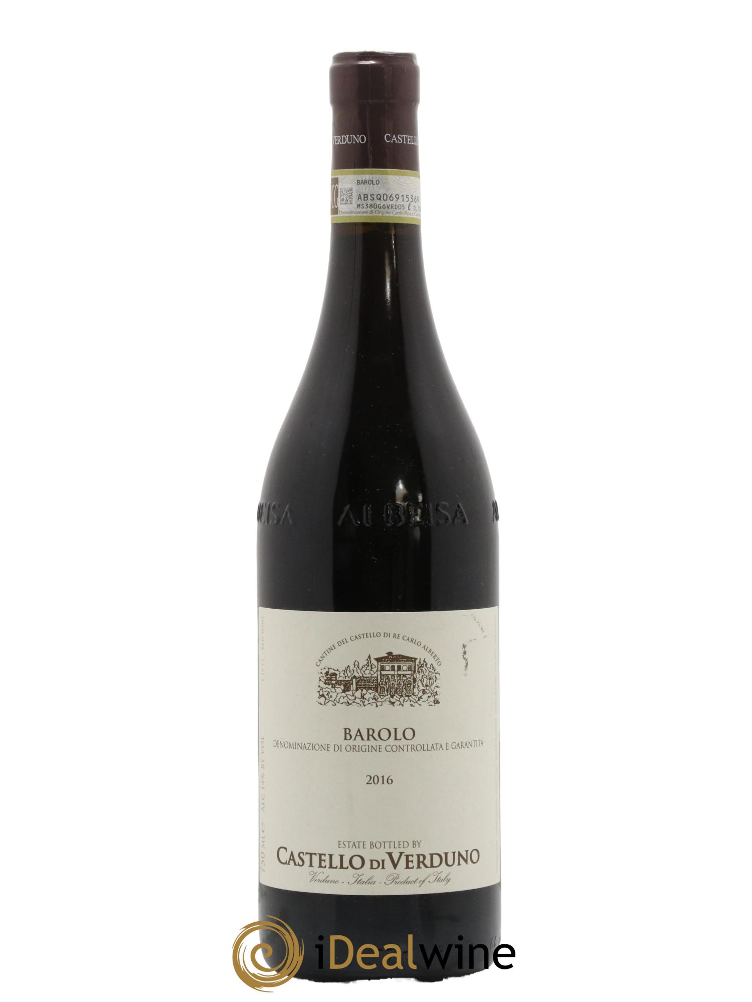 Barolo DOCG Castello Di Verduno 2016 - Lot de 1 bouteille - 0