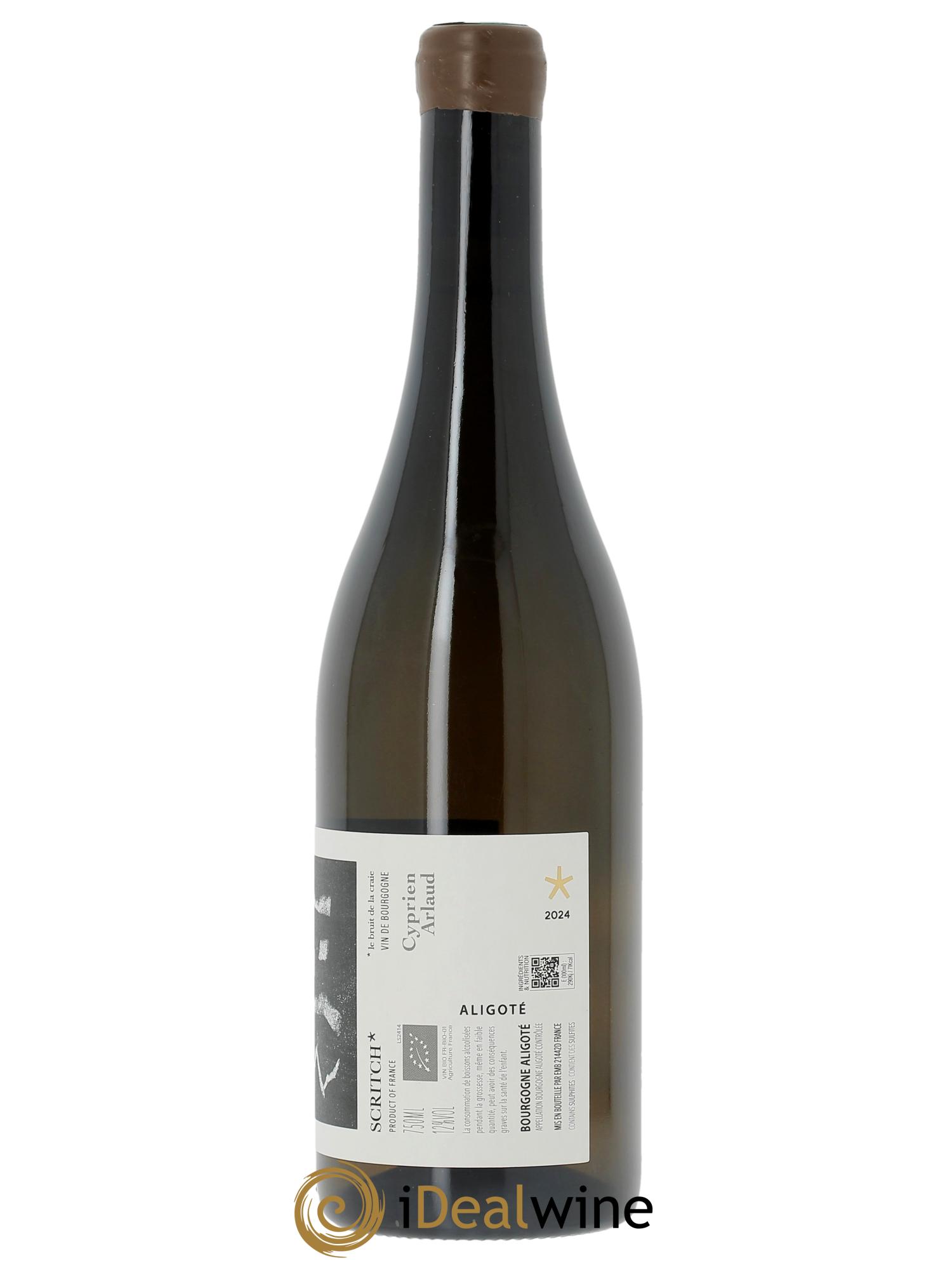 Bourgogne Aligoté Scritch Cyprien Arlaud  2024 - Lot of 1 bottle - 1