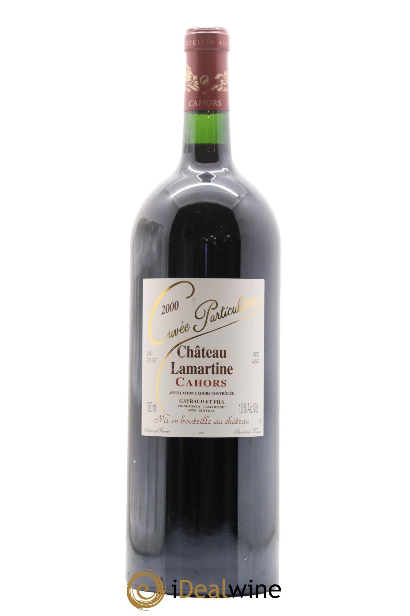 Cahors Cuvée Particulière Château Lamartine 2000 - Lot de 1 magnum - 0