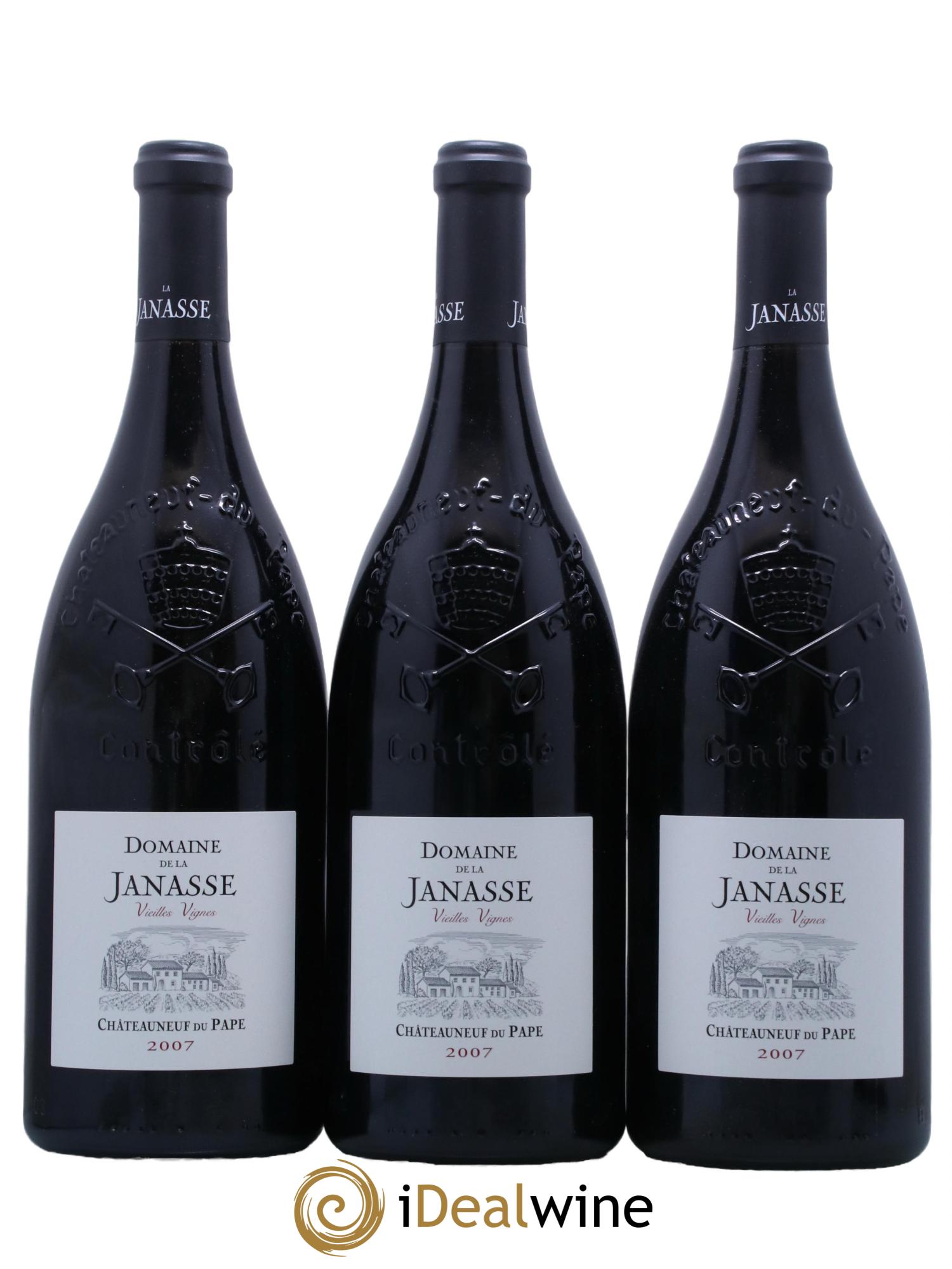 Châteauneuf-du-Pape Cuvée Vieilles Vignes La Janasse (Domaine de) 2007 - Lot de 6 magnums - 2