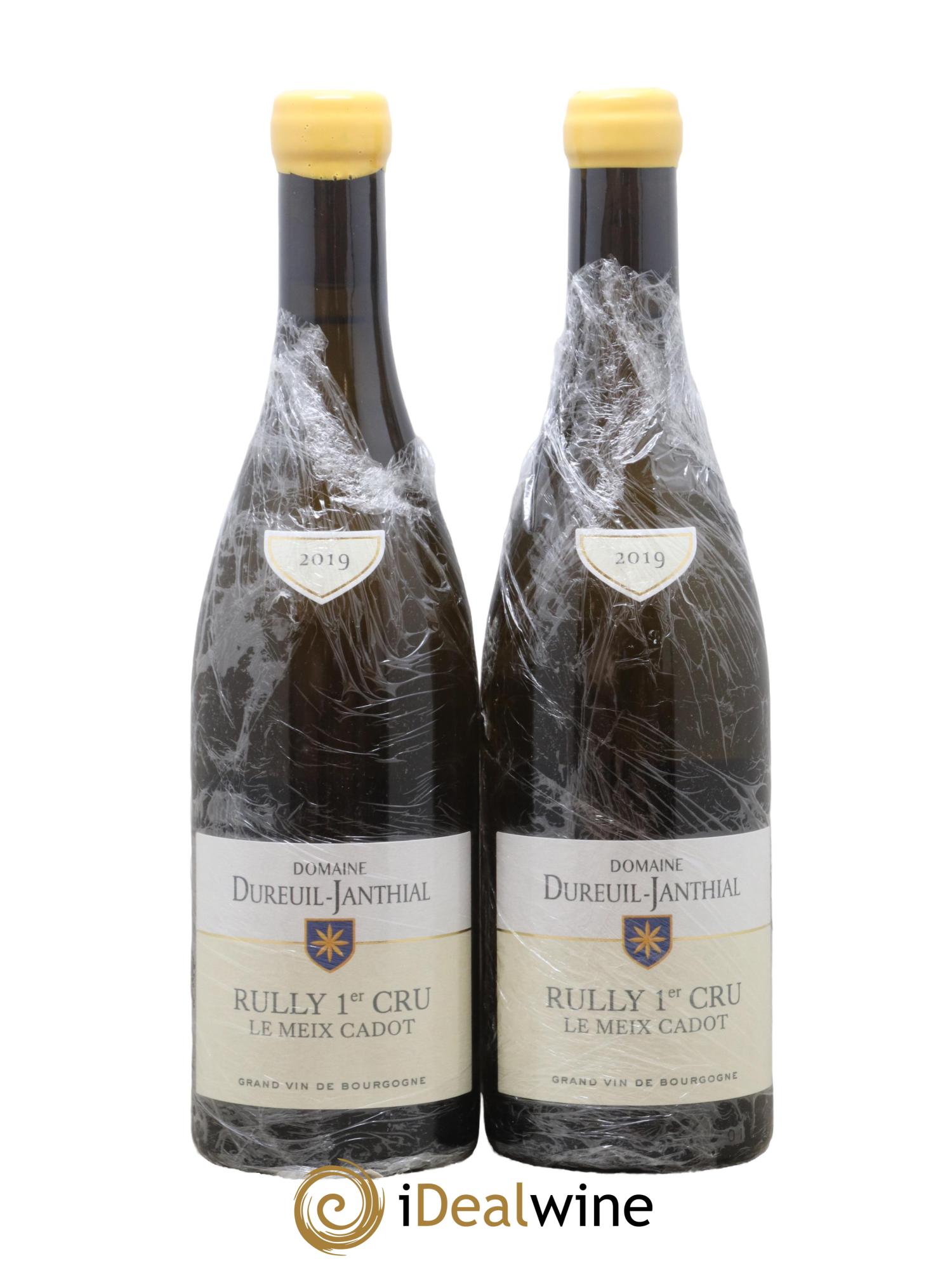 Rully 1er Cru Le Meix Cadot Vincent Dureuil-Janthial 2019 - Lot de 2 bouteilles - 0