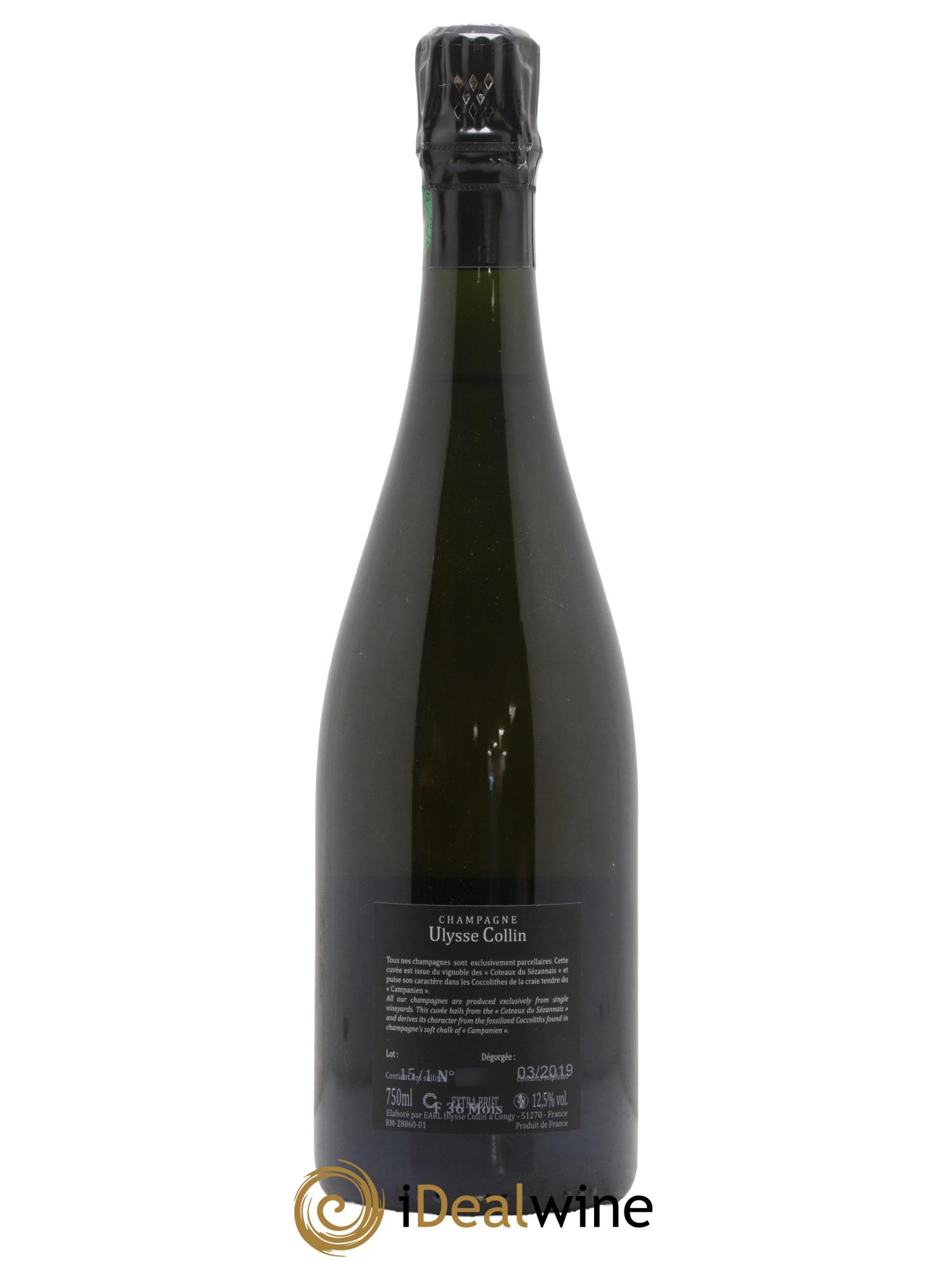 Les Maillons Blanc de Noirs Extra-Brut Ulysse Collin - Lot de 1 bouteille - 1