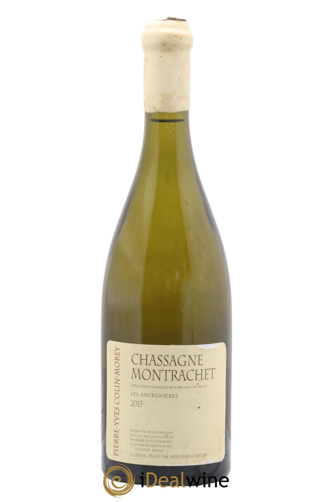 Chassagne-Montrachet Les Ancégnières Pierre-Yves Colin Morey 2015 - Lot de 1 bouteille - 0