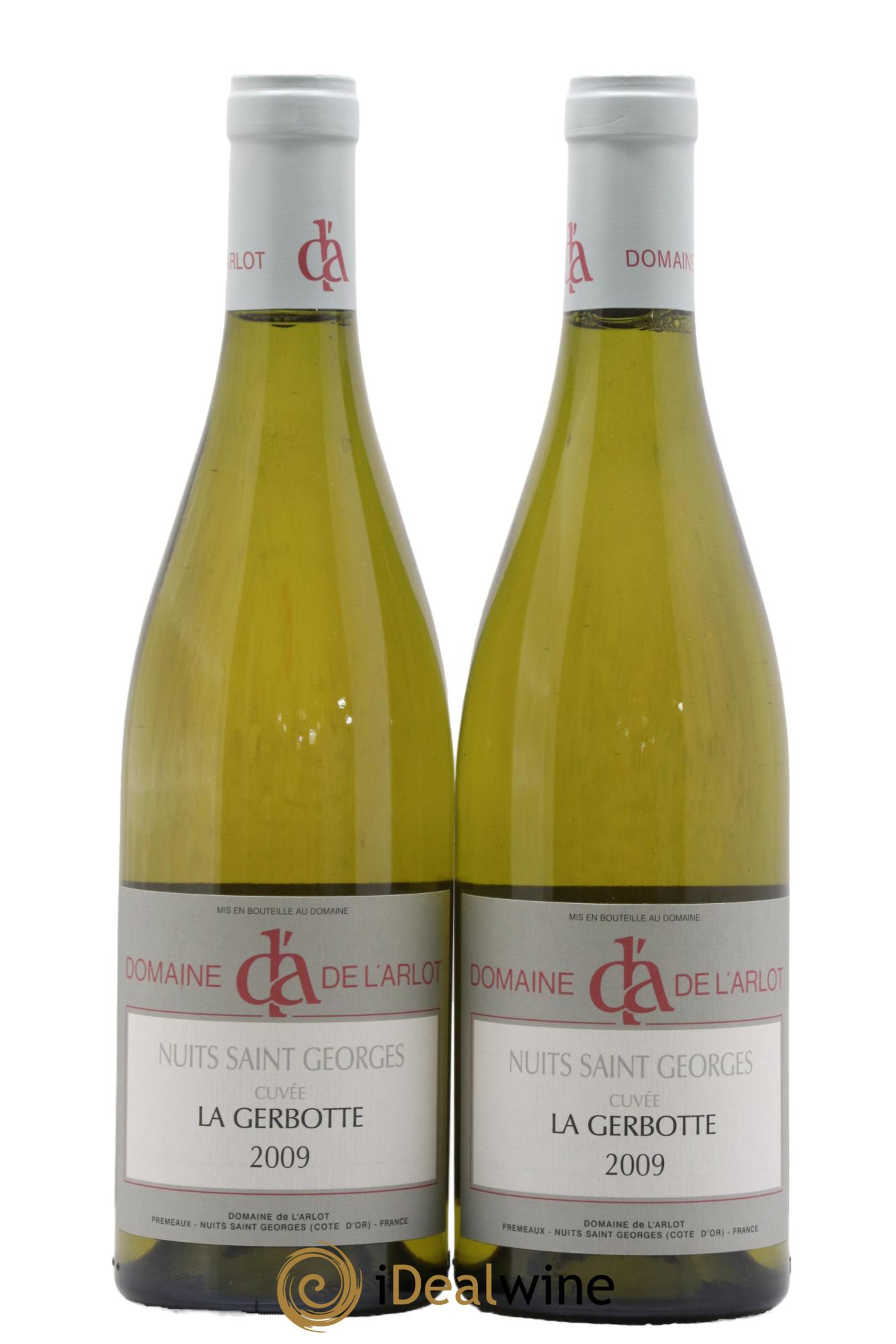 Nuits-Saint-Georges La Gerbotte Domaine de l'Arlot 2009 - Lot de 2 bouteilles - 0
