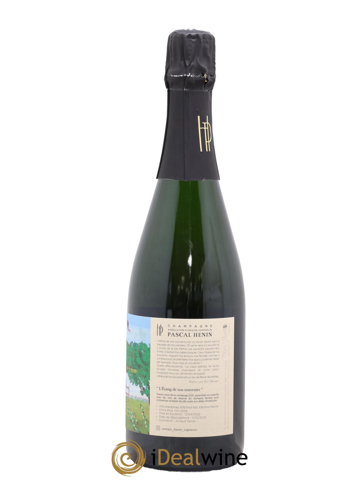 L'Etang de nos Souvenirs Romain Henin - Lot of 1 bottle - 1