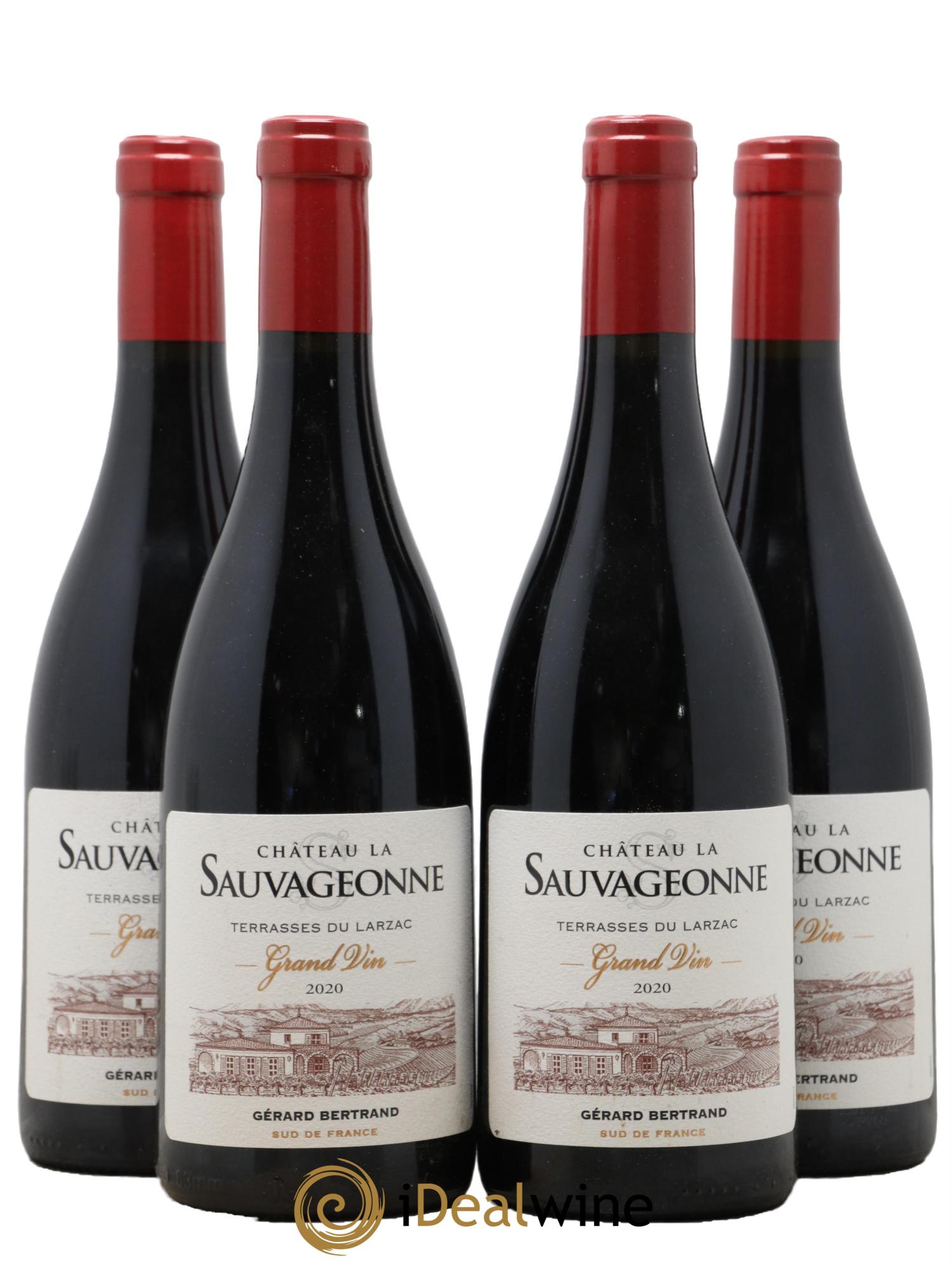 Languedoc Terrasses du Larzac Château La Sauvageonne Gérard Bertrand 2020 - Lot de 4 bouteilles - 0