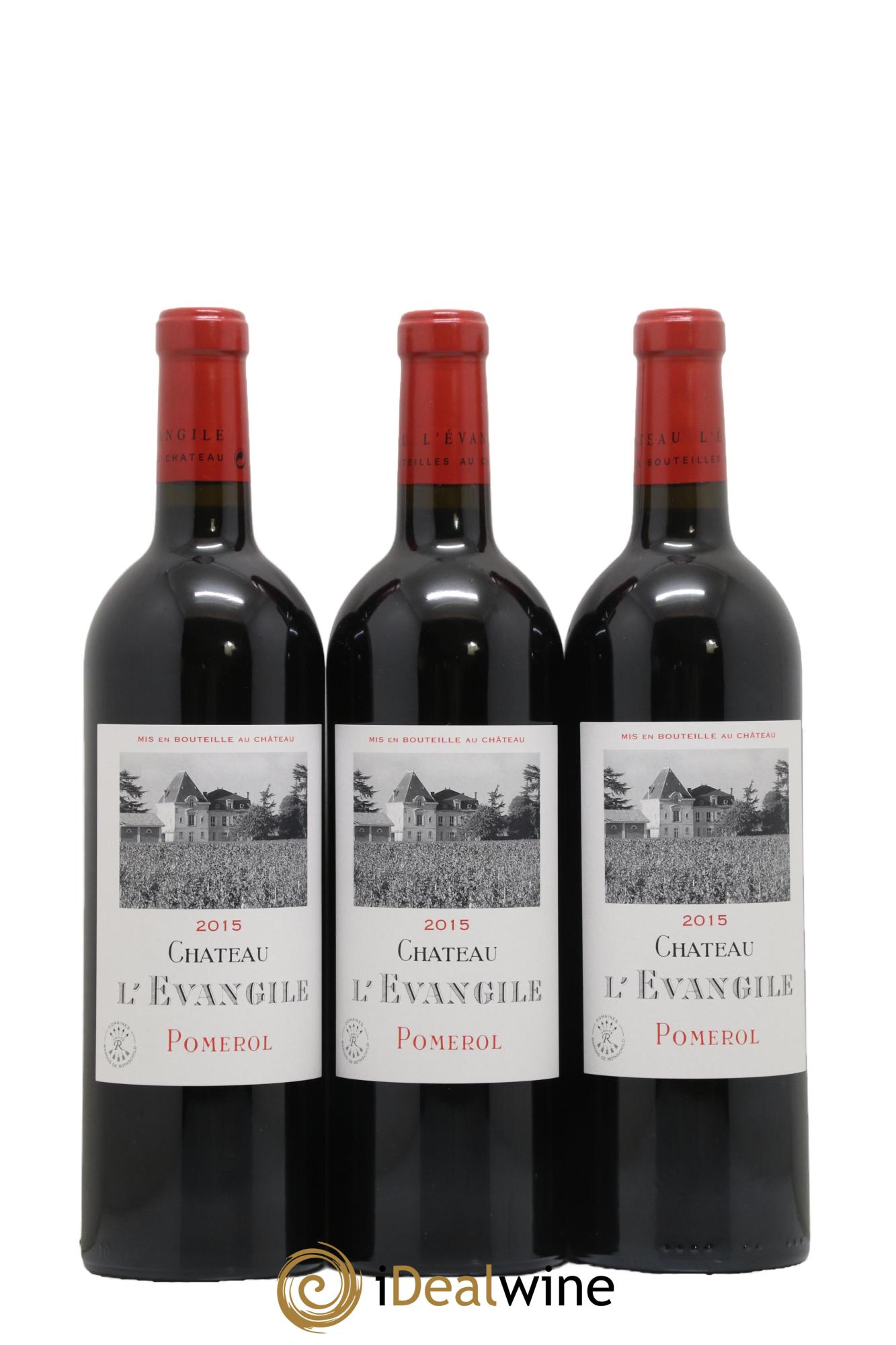 Château l' Évangile 2015 - Lot of 6 bottles - 3