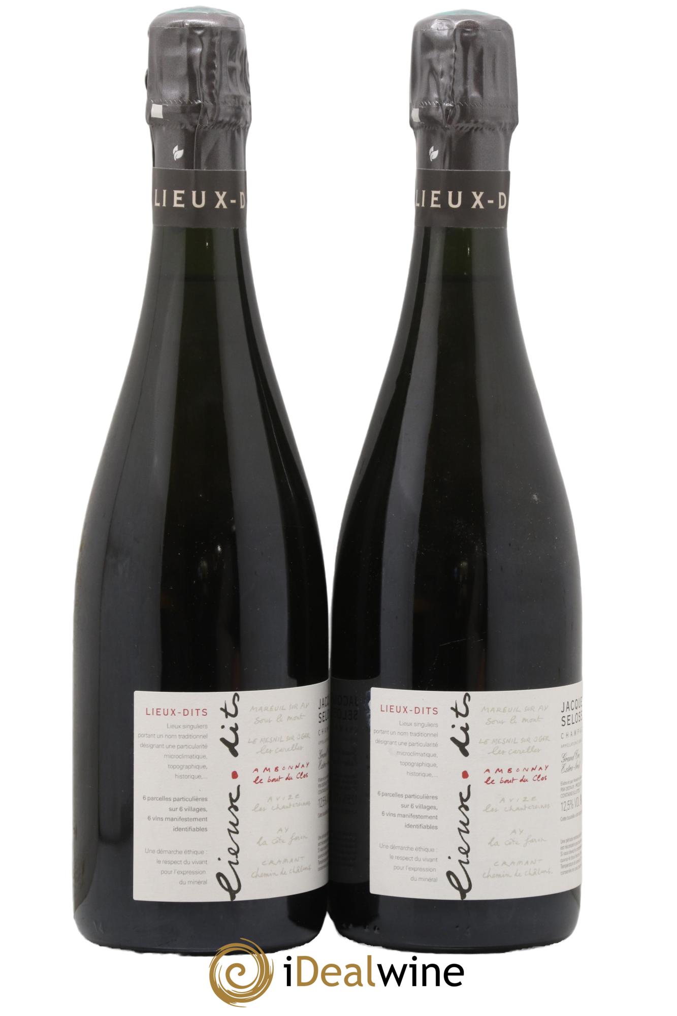 Ambonnay Le Bout du Clos Grand Cru Extra-Brut Jacques Selosse - Lot de 2 bouteilles - 0
