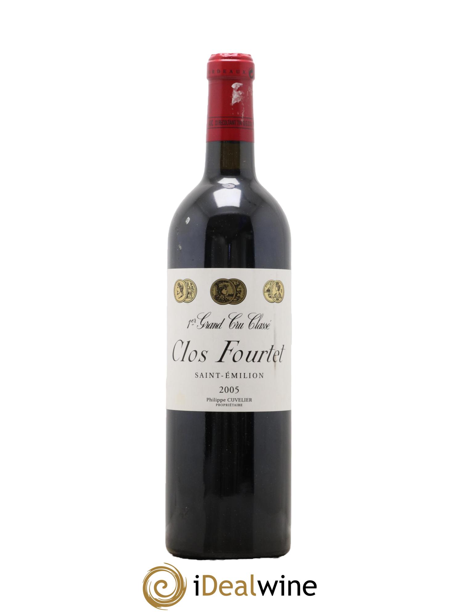 Clos Fourtet 1er Grand Cru Classé B 2005 - Lot of 1 bottle - 0
