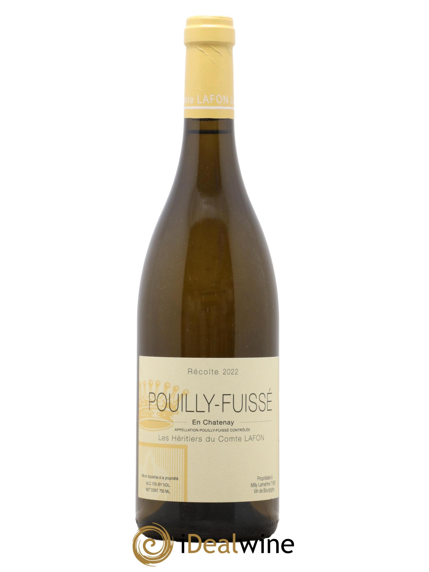 Pouilly-Fuissé En Chatenay Les Héritiers du Comte Lafon 2022 - Lot de 1 bouteille - 0