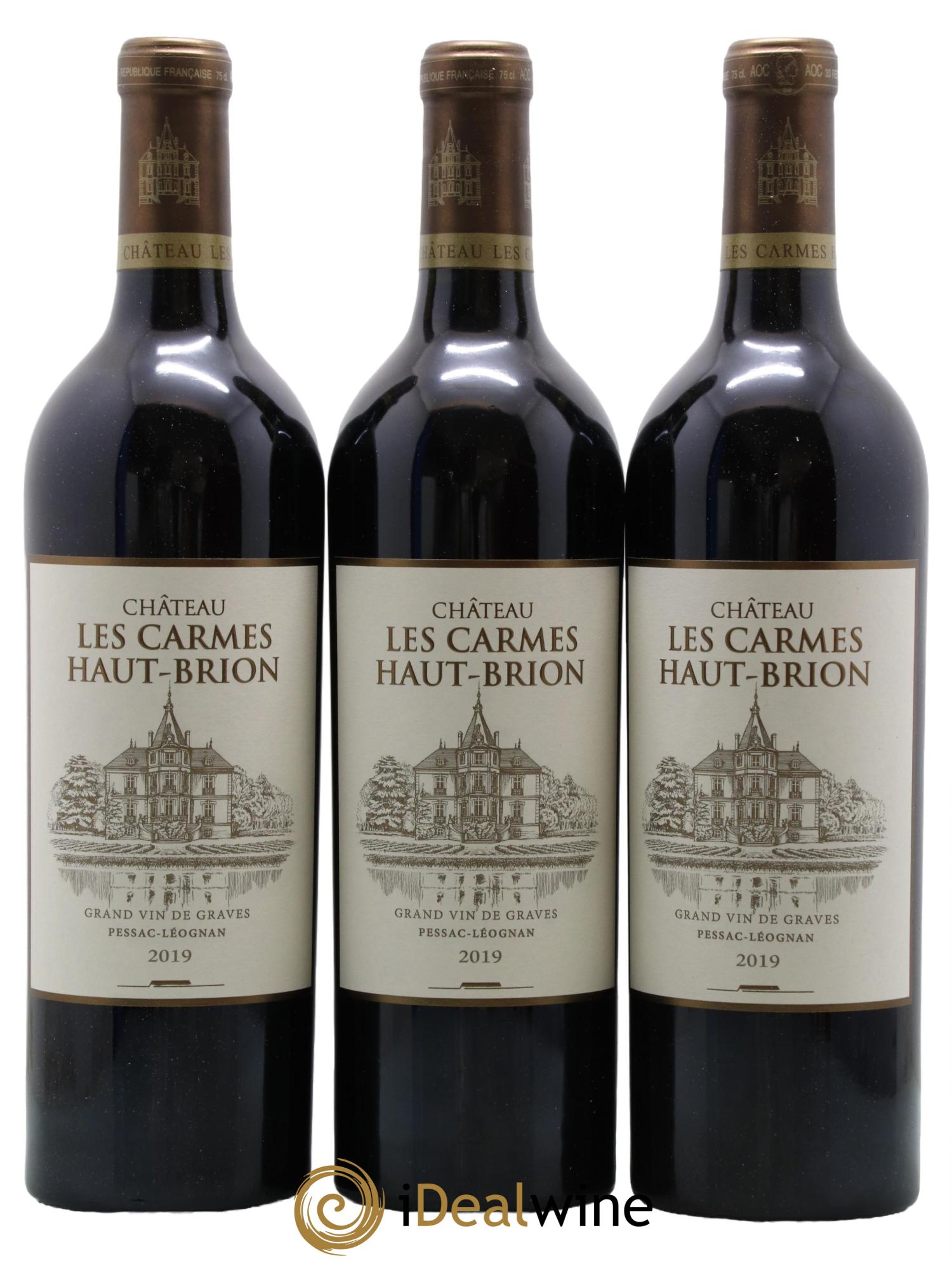 Château Les Carmes Haut-Brion 2019 - Lot de 6 bouteilles - 4