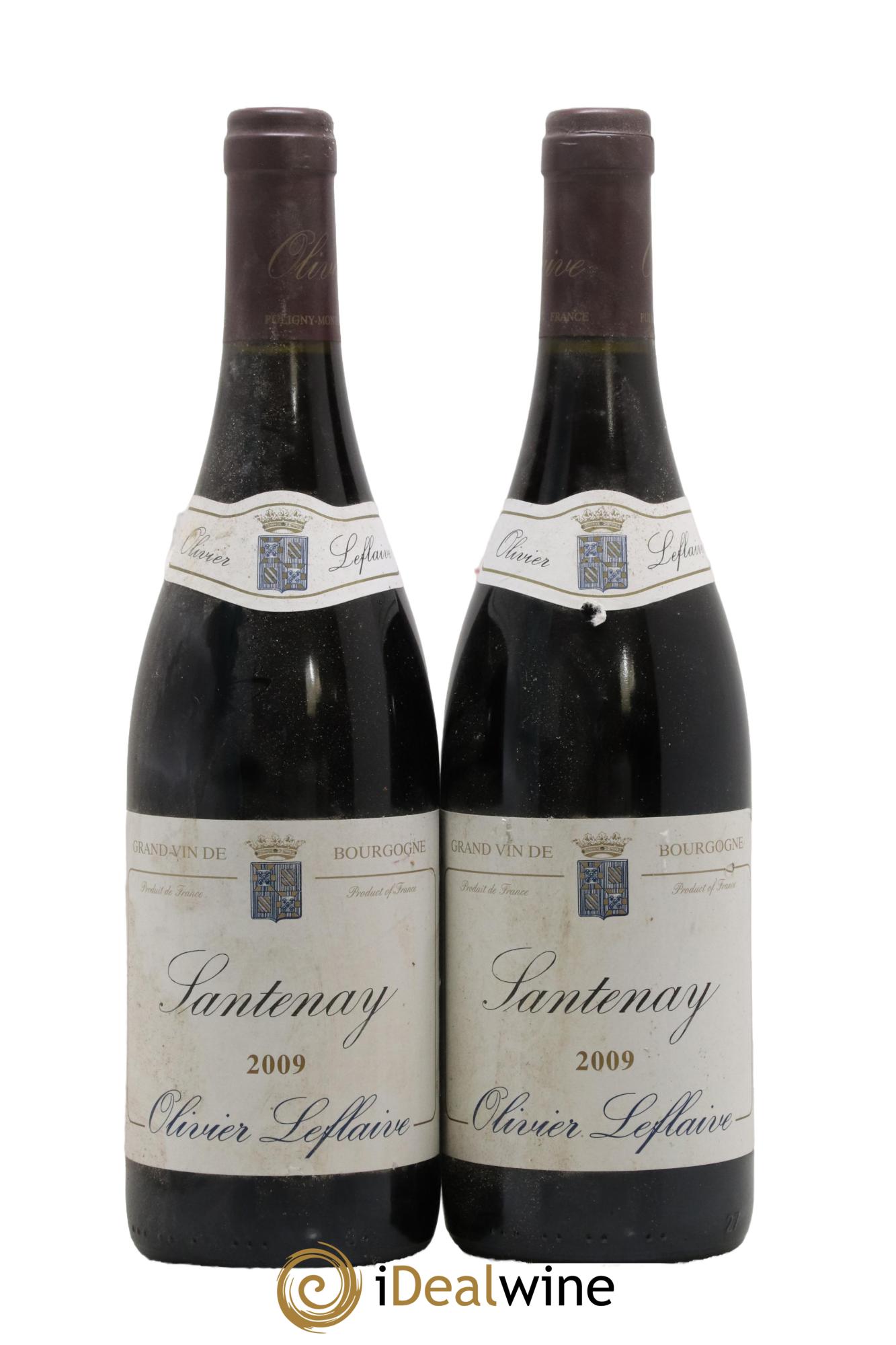 Santenay Olivier Leflaive 2009 - Lot de 2 bouteilles - 0
