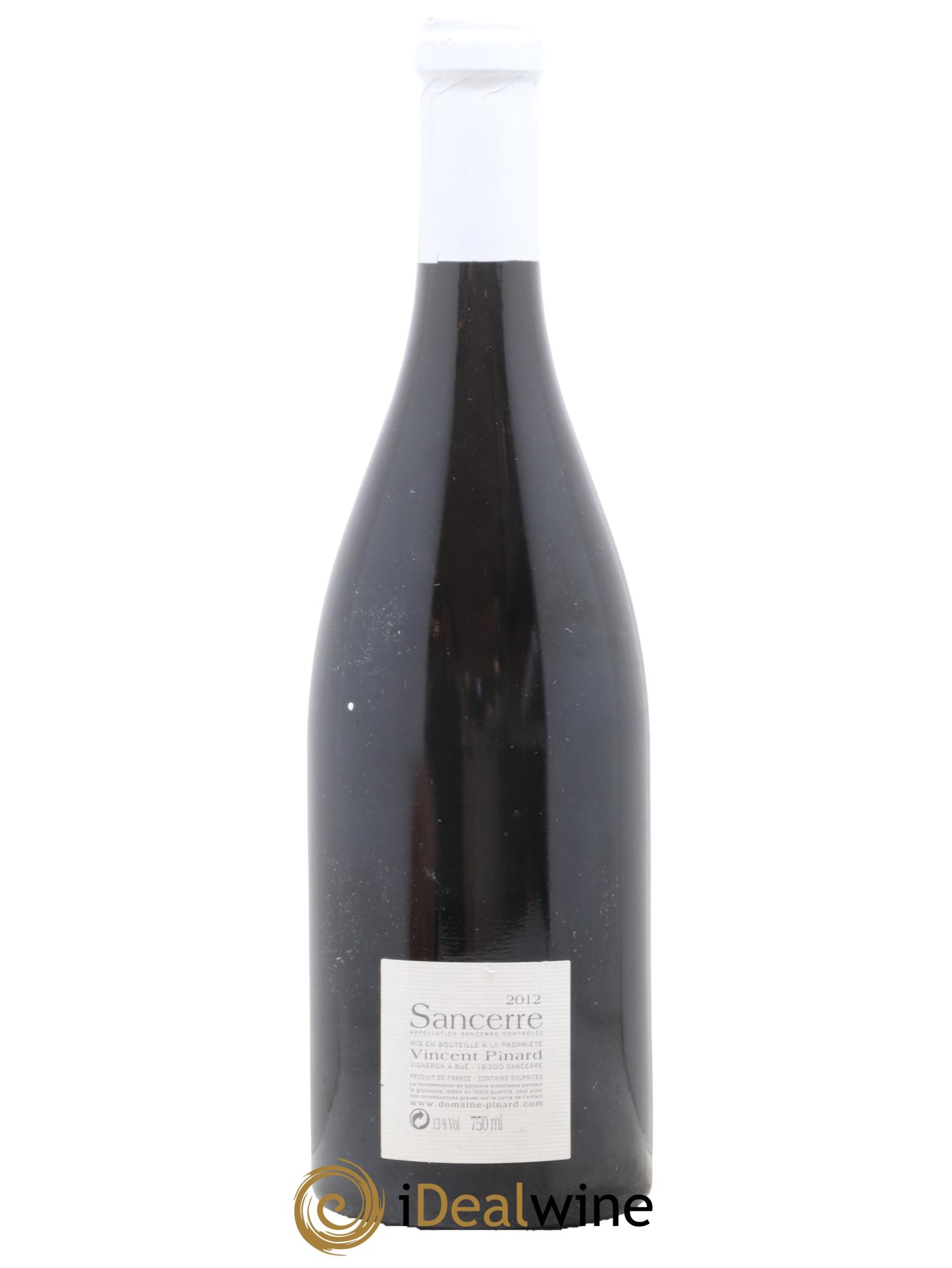 Sancerre Vendanges Entières Vincent Pinard 2012 - Lot de 1 bouteille - 1
