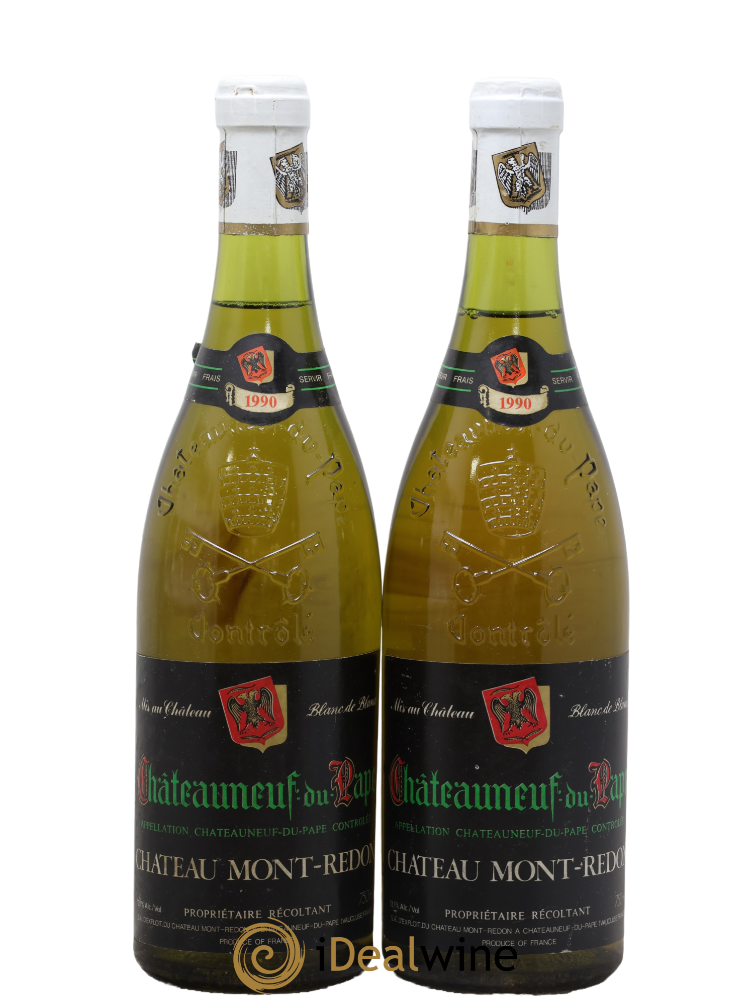 Châteauneuf-du-Pape Château Mont-Redon 1990 - Lot de 2 bouteilles - 0
