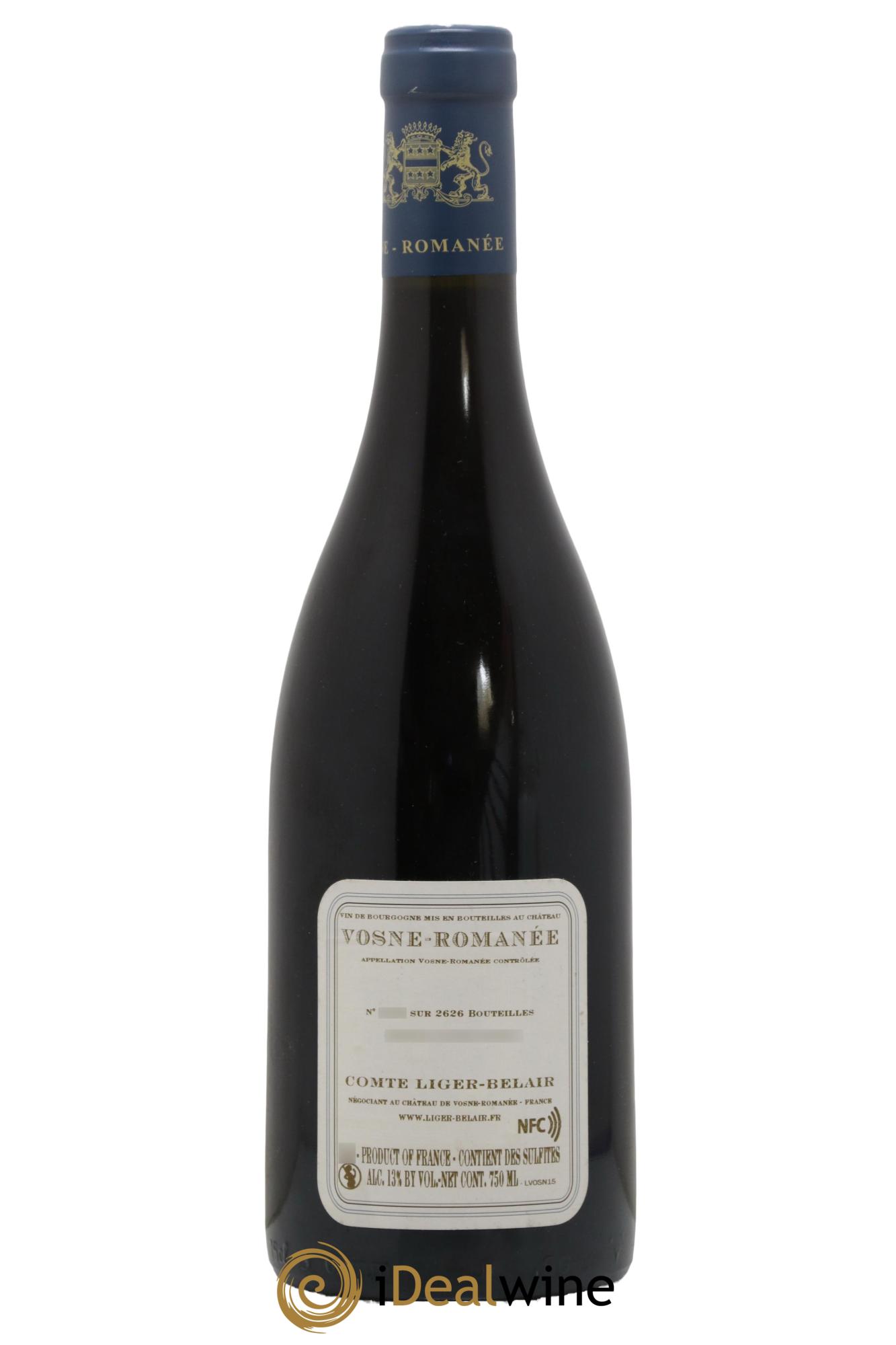 Vosne-Romanée Comte Liger-Belair (Domaine du) 2015 - Lot de 1 bouteille - 1