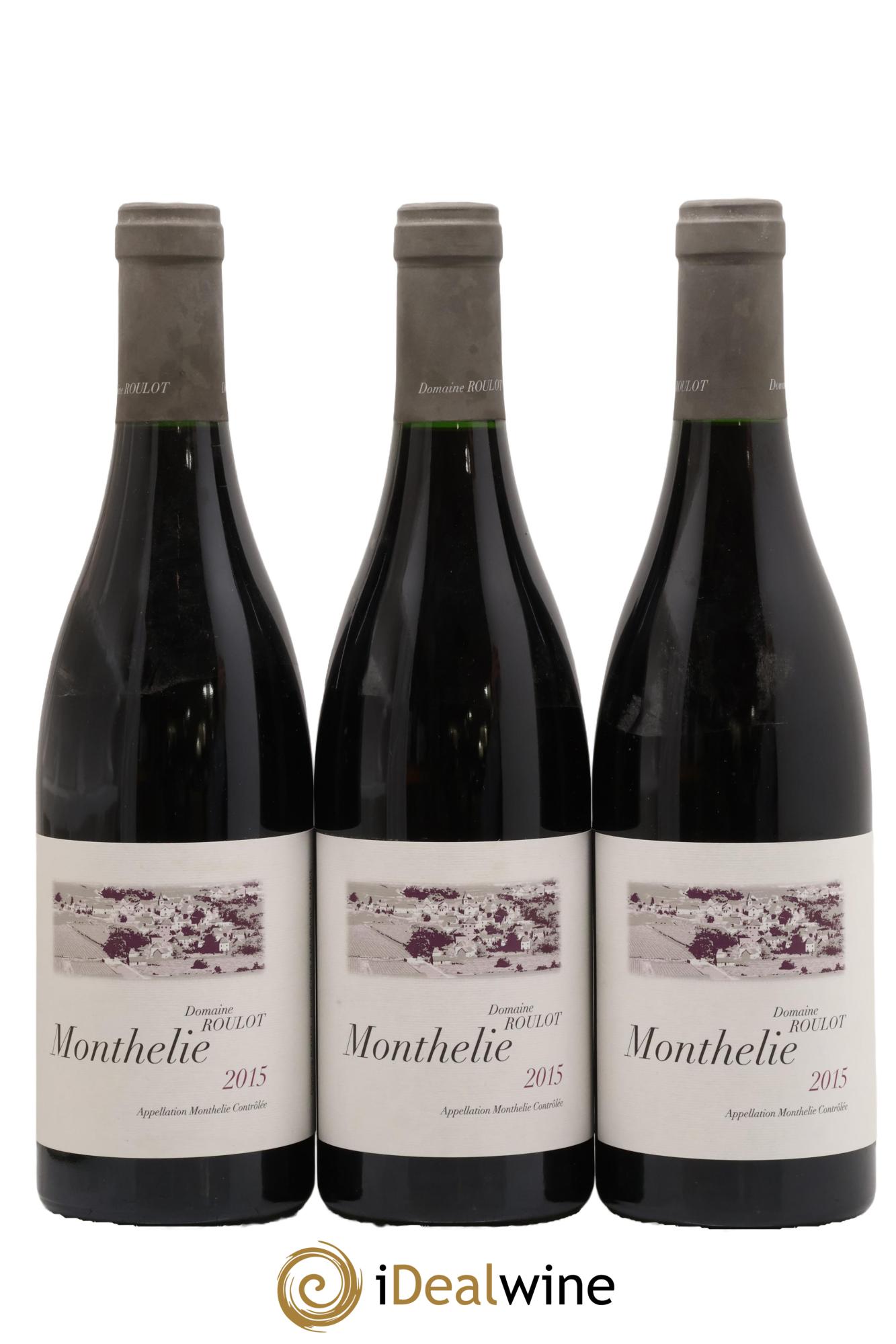 Monthélie Roulot (Domaine) 2015 - Lot of 3 bottles - 0